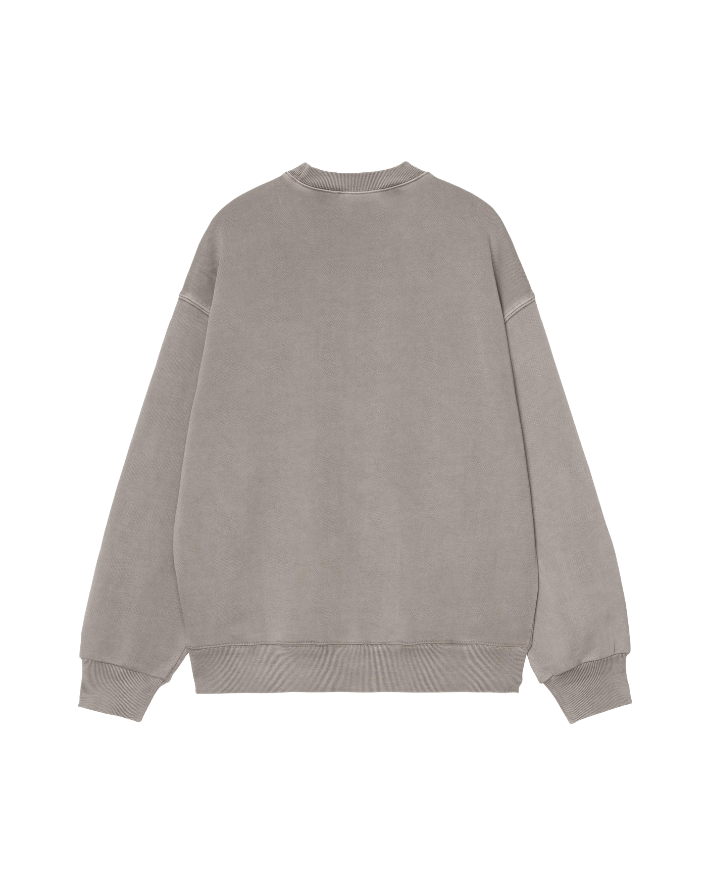 Sweat col rond oversize Carhartt WIP Nelson gris Yosemite délavé dos
