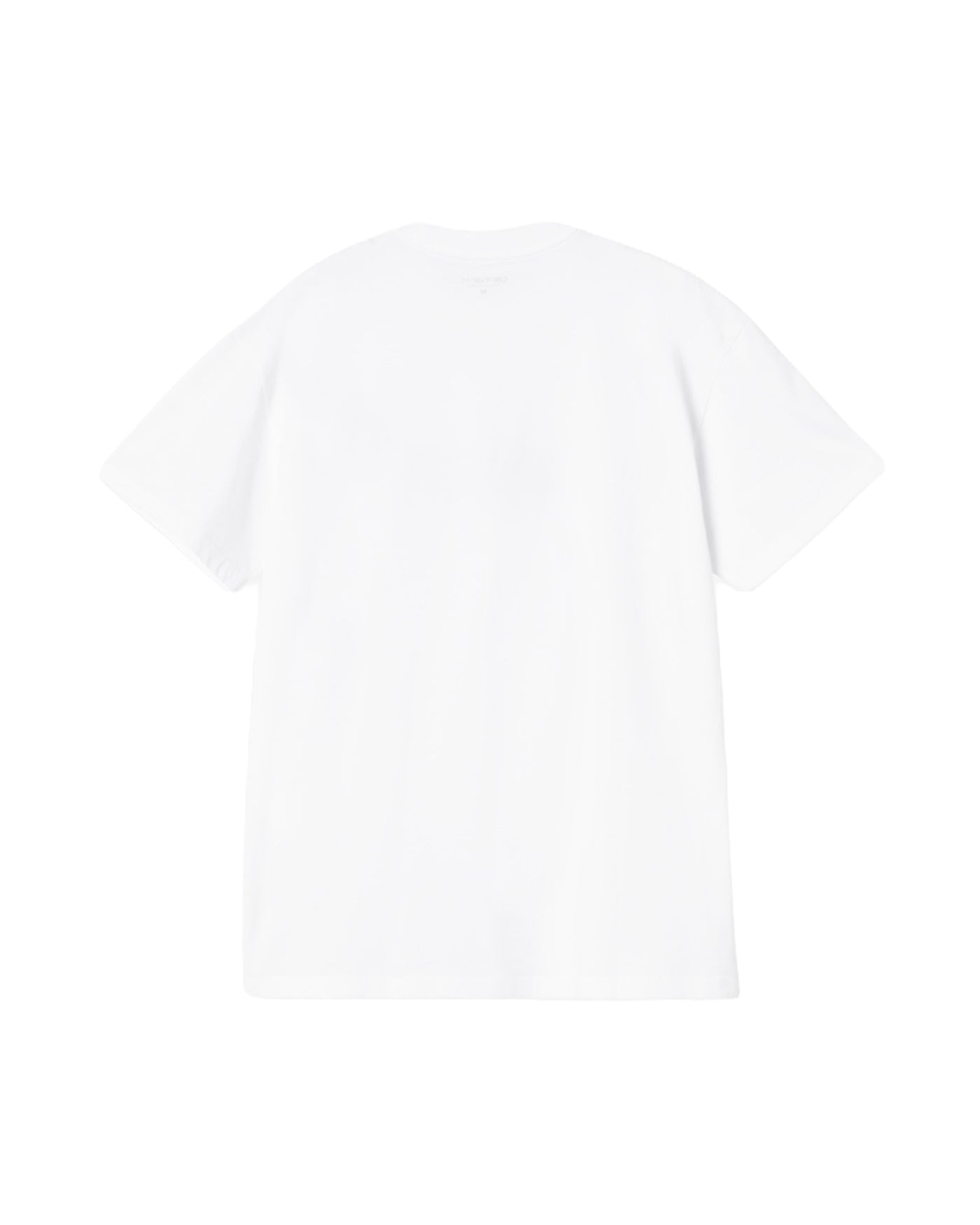 T-shirt Carhartt WIP Gracious blanc manches courtes dos à plat