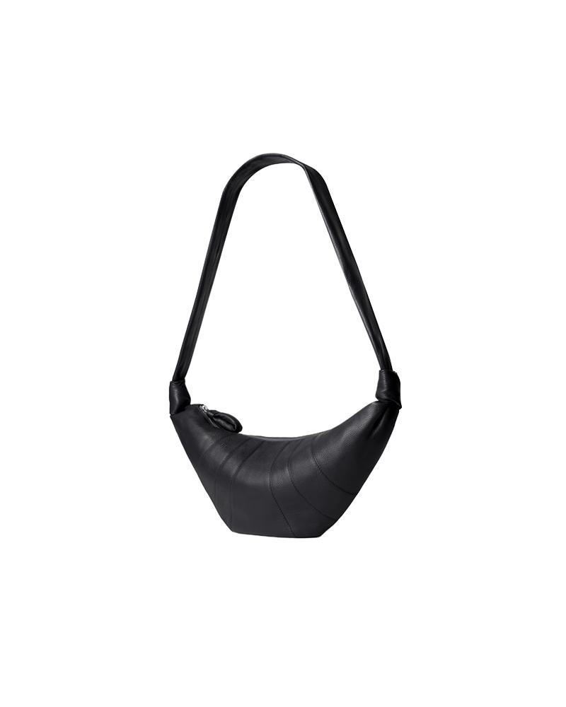 MEDIUM CROISSANT BAG BLACK