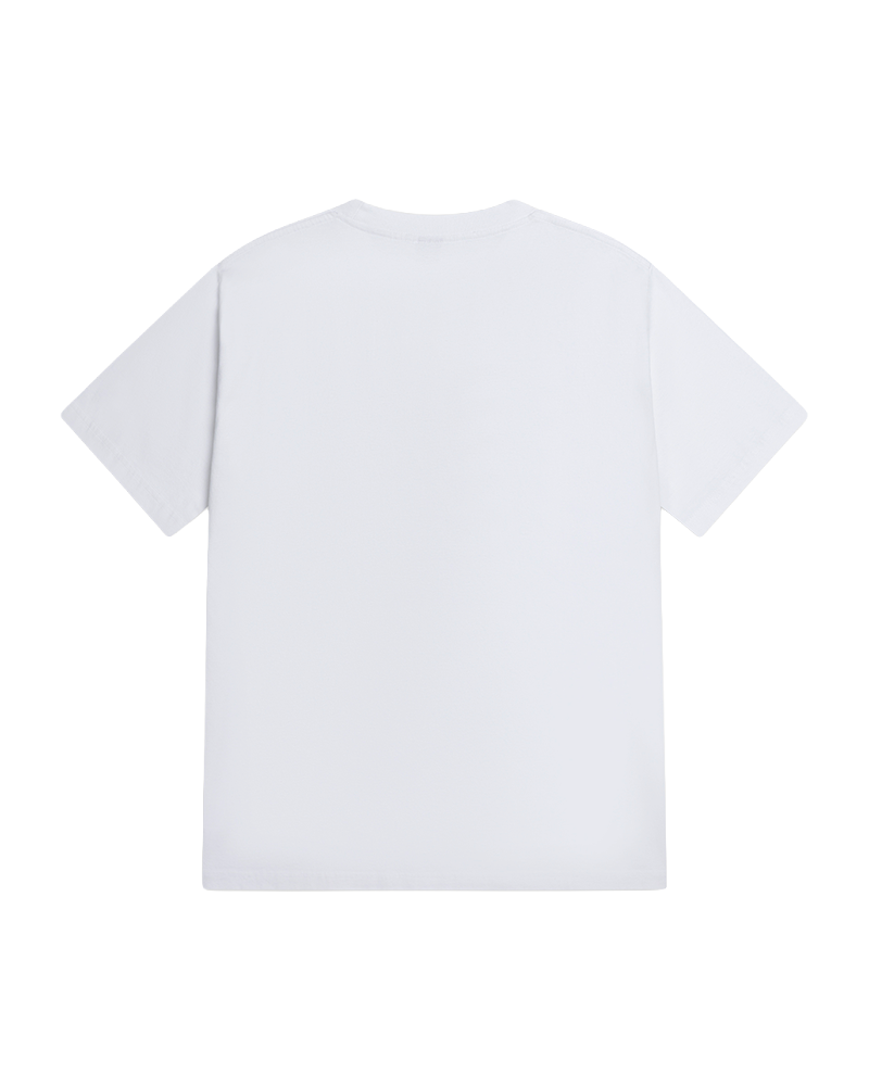 TSHIRT SCRIPT LOGO WHITE