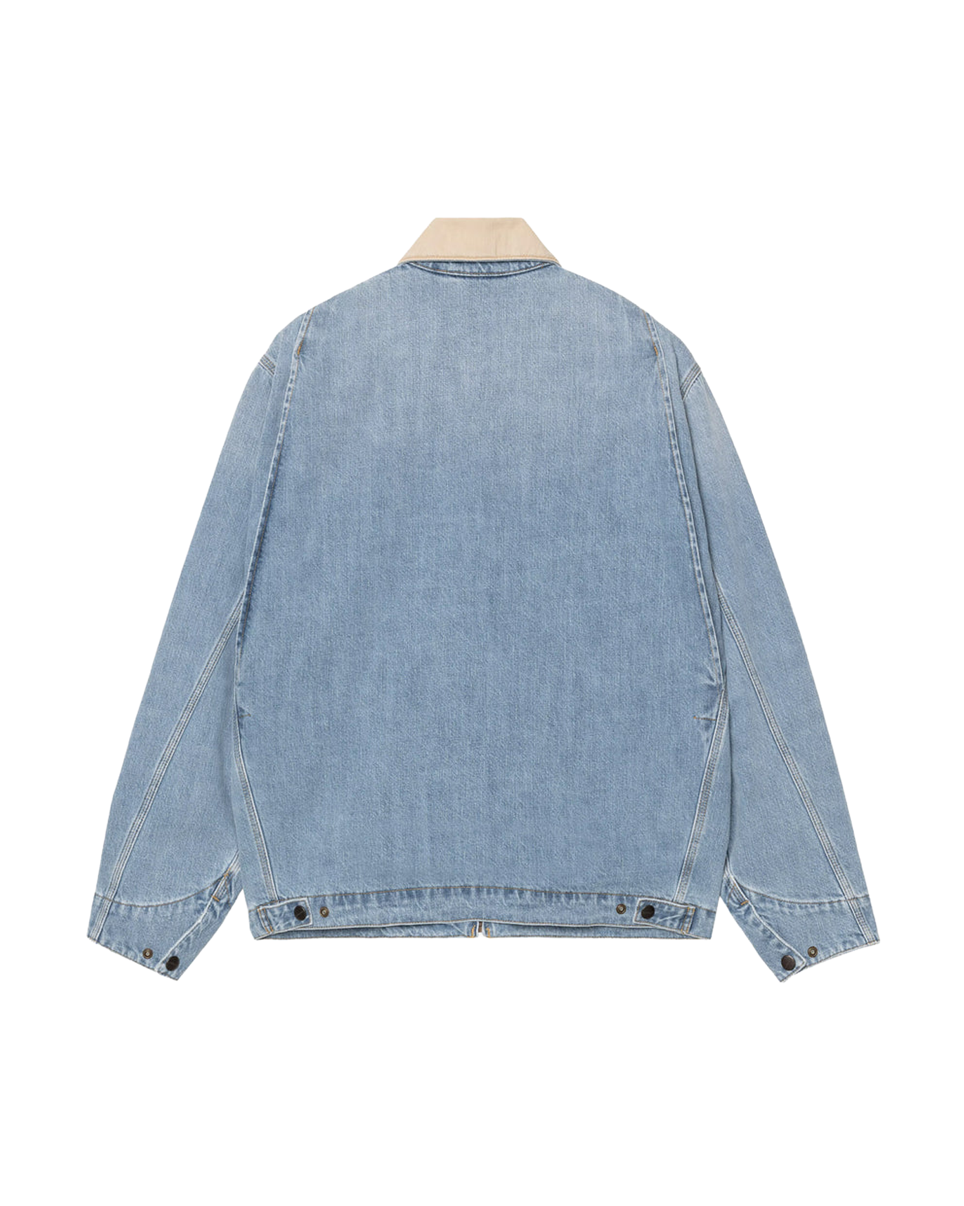 Veste denim Carhartt WIP OG Detroit bleue col naturel zip dos