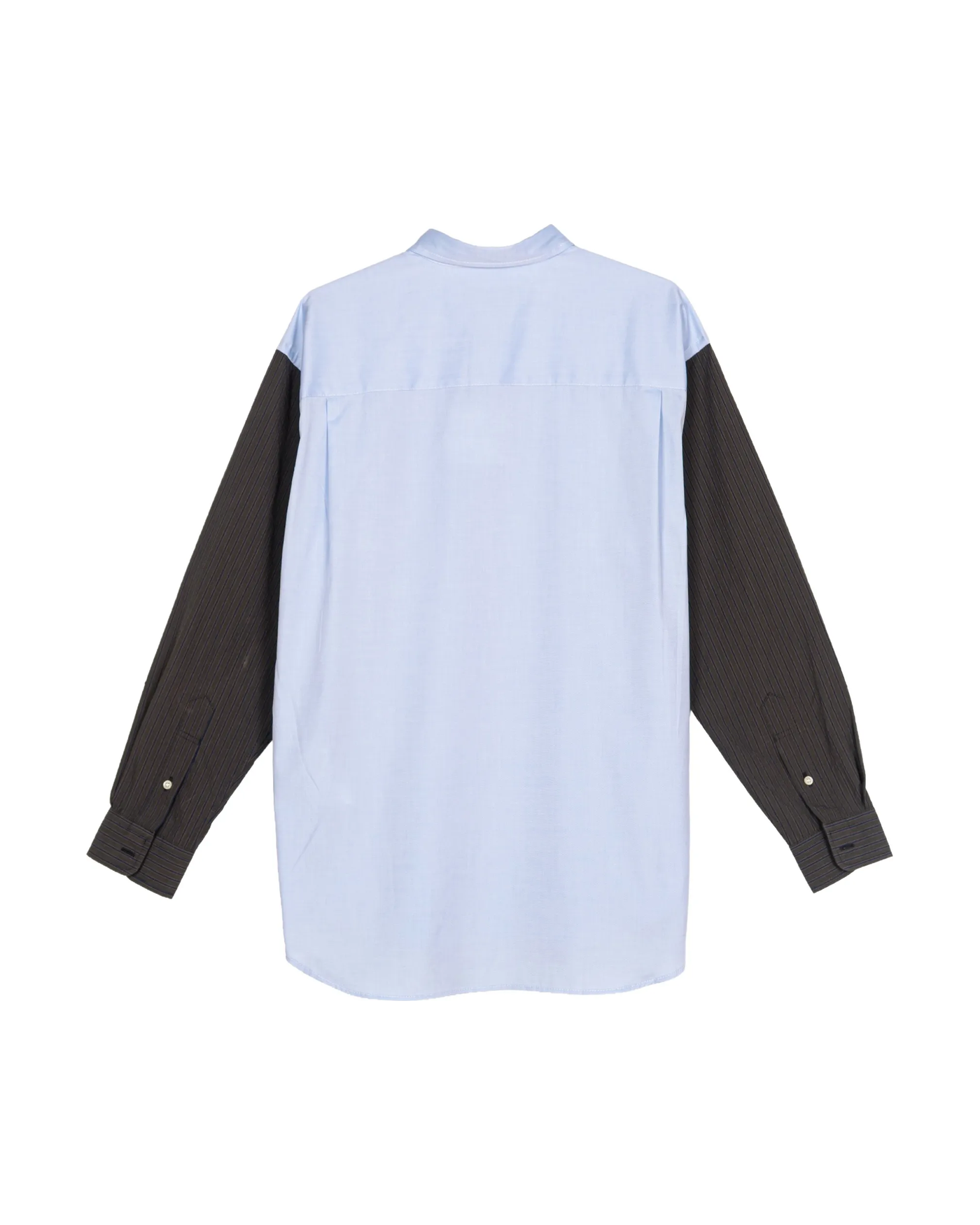 Chemise Comme des Garçons Homme bicolore bleu ciel et noir dos