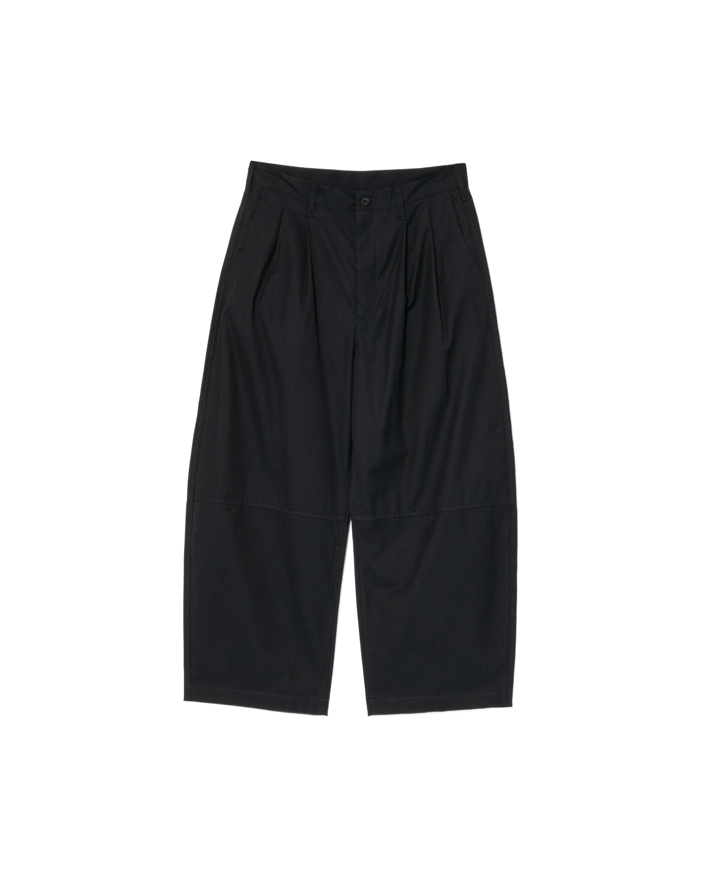 Pantalon wide-leg Comme des Garçons Homme couleur noire face
