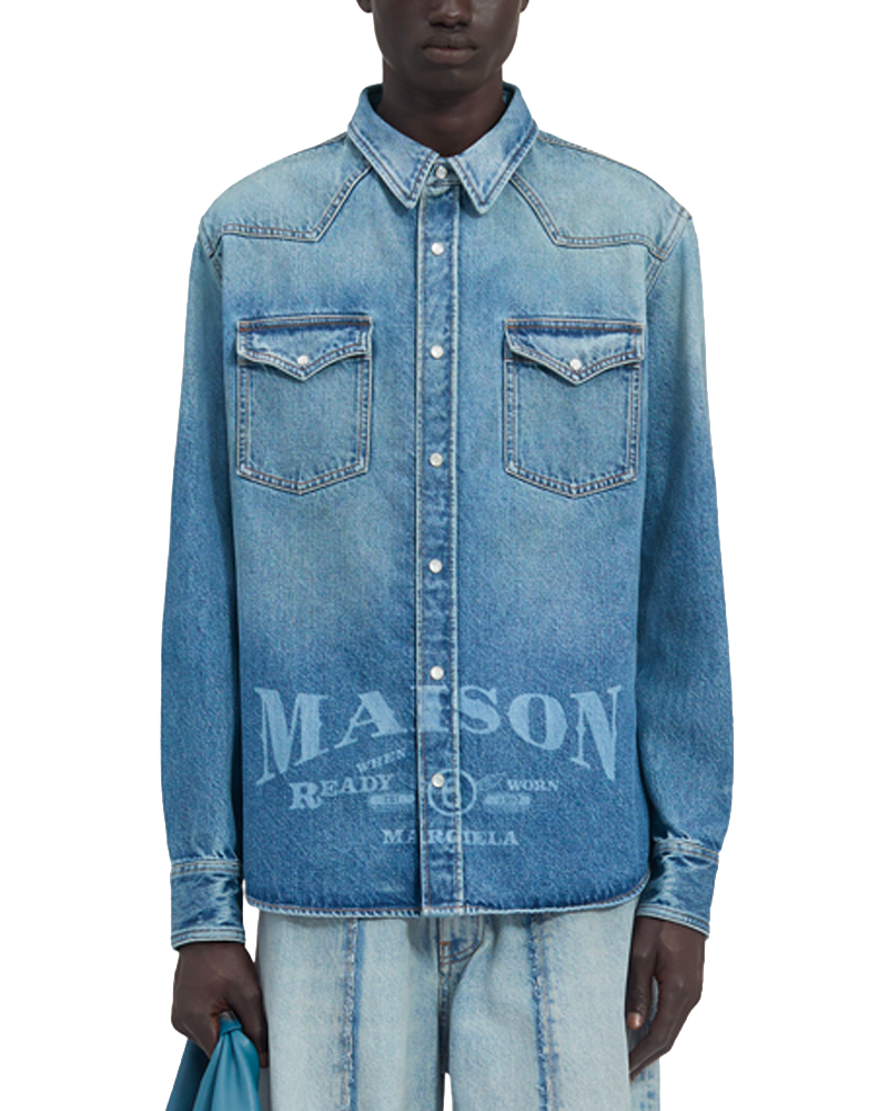 CHEMISE MANCHES LONGUES SH0DT0053 BLUE