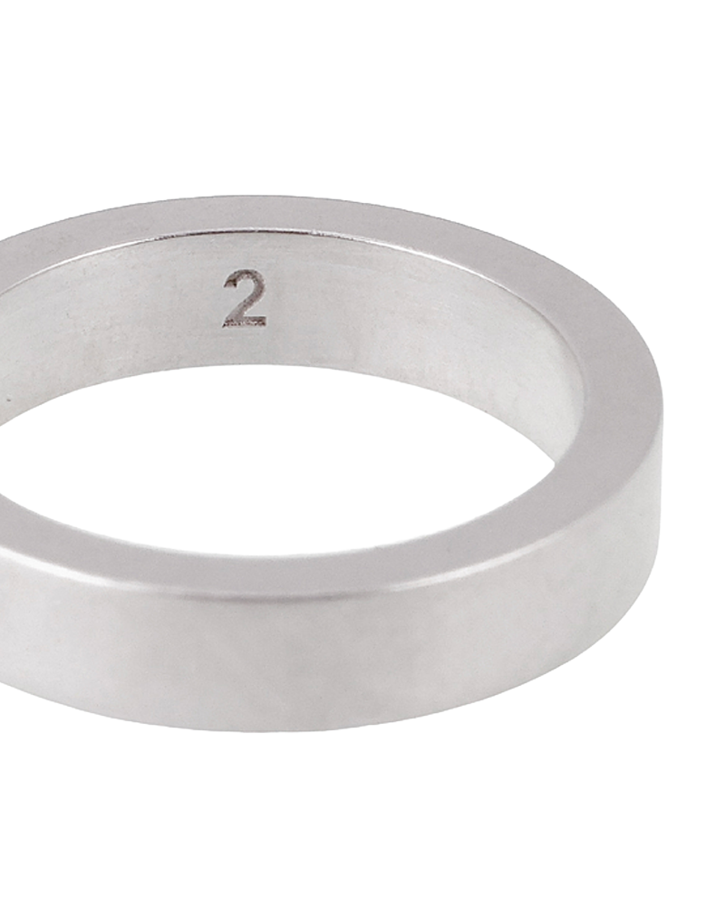 BAGUE NUMERICAL ARGENT