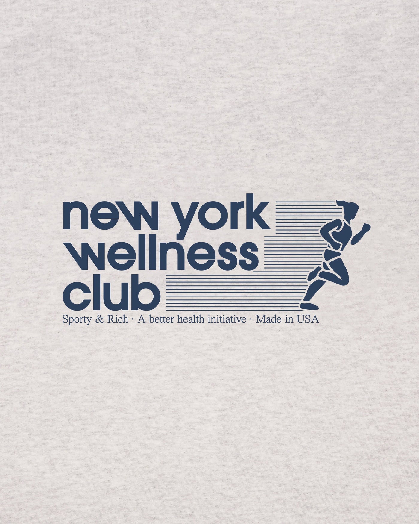 USA WELLNESS CLUB TSHIRT HEATHER GRAY