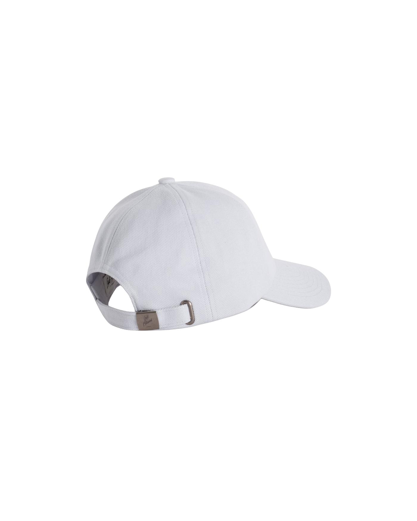 Casquette Café Kitsuné Unisex Ice blanc cassé fermeture métal, dos
