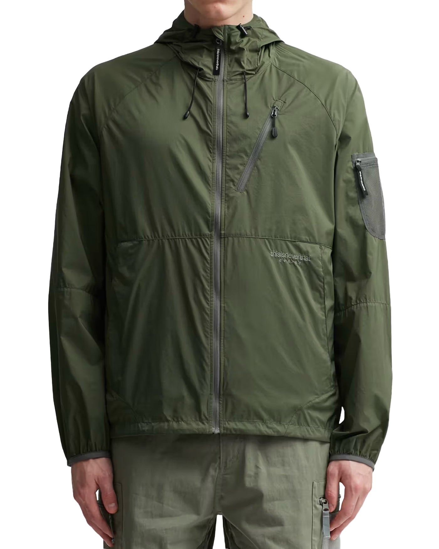JACKET PERTEX QA WINDBREAKER OLIVE GREEN