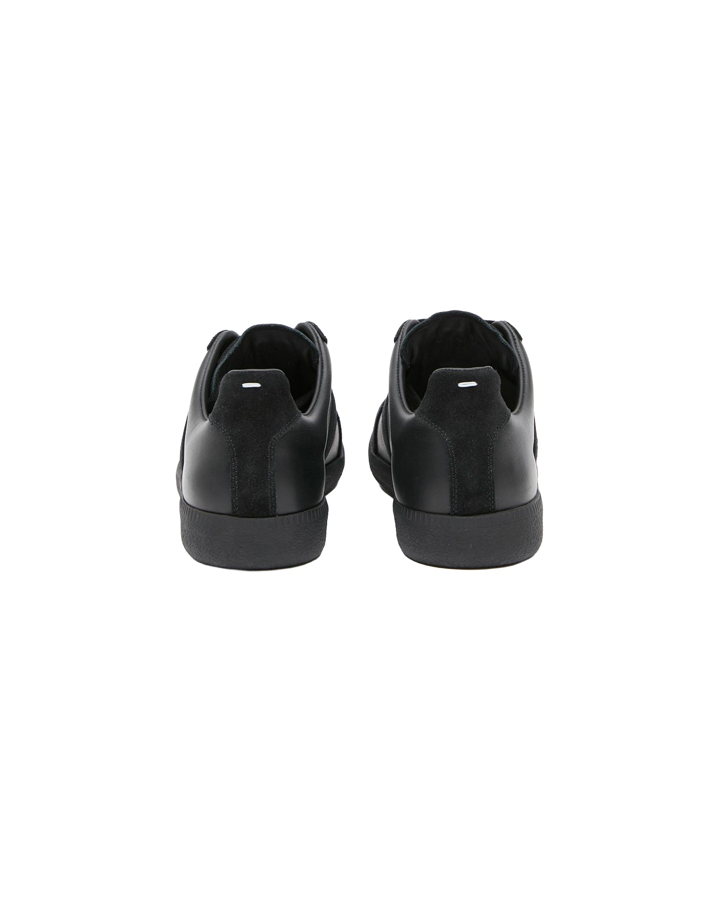 Sneakers Maison Margiela Replica full black cuir et suède vue dos