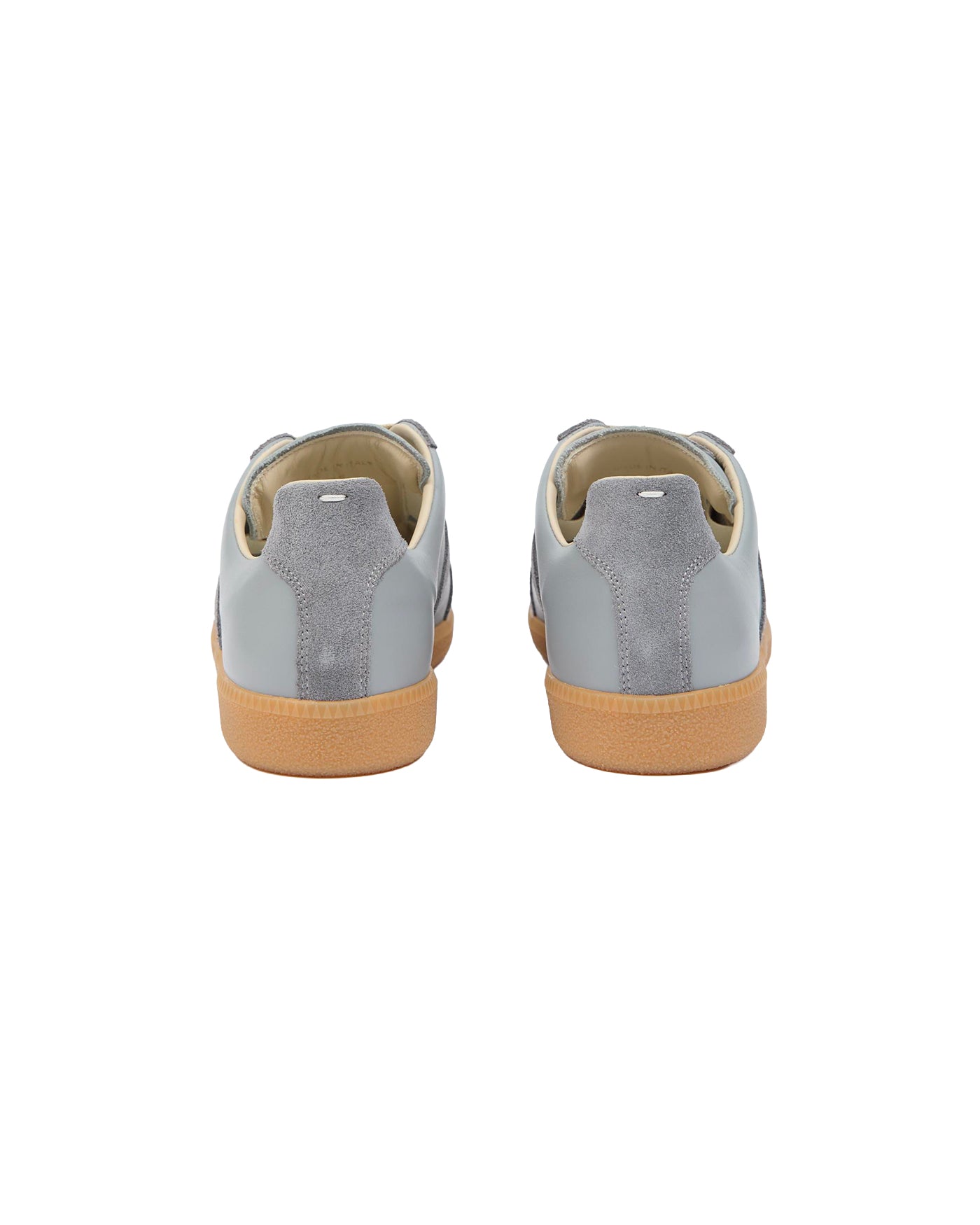 Sneakers Maison Margiela Replica gris suède semelle miel dos
