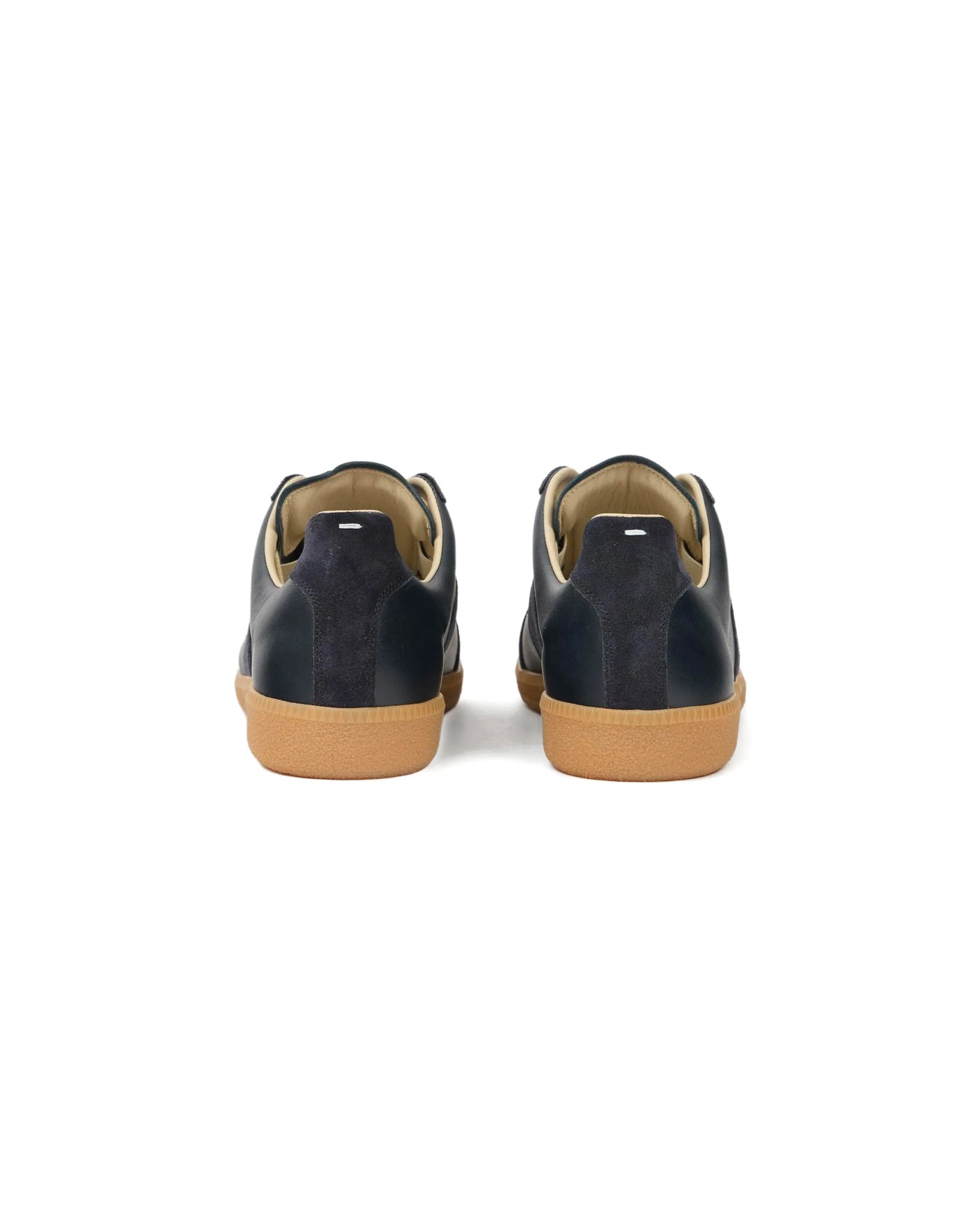Sneakers Maison Margiela Replica bleu nuit semelle caramel dos