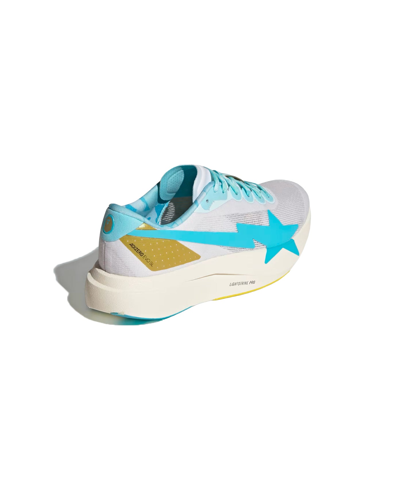 ADIZERO EVO SL BAPE CLOUD WHITE / GOLD METALLIC