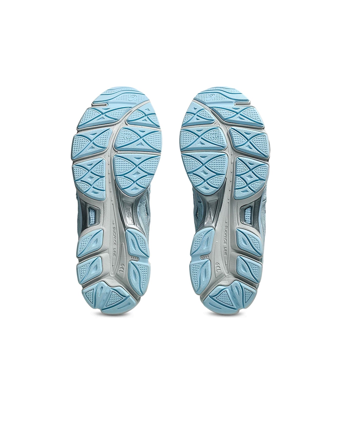 Sneakers Asics Gel-NYC Storm Cloud bleu ciel et argent vue semelle