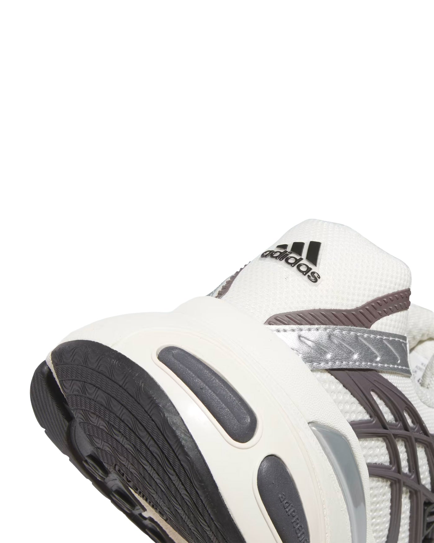 Sneakers Adidas Adistar XLG 2.0 blanc et gris zoom talon logo Adidas