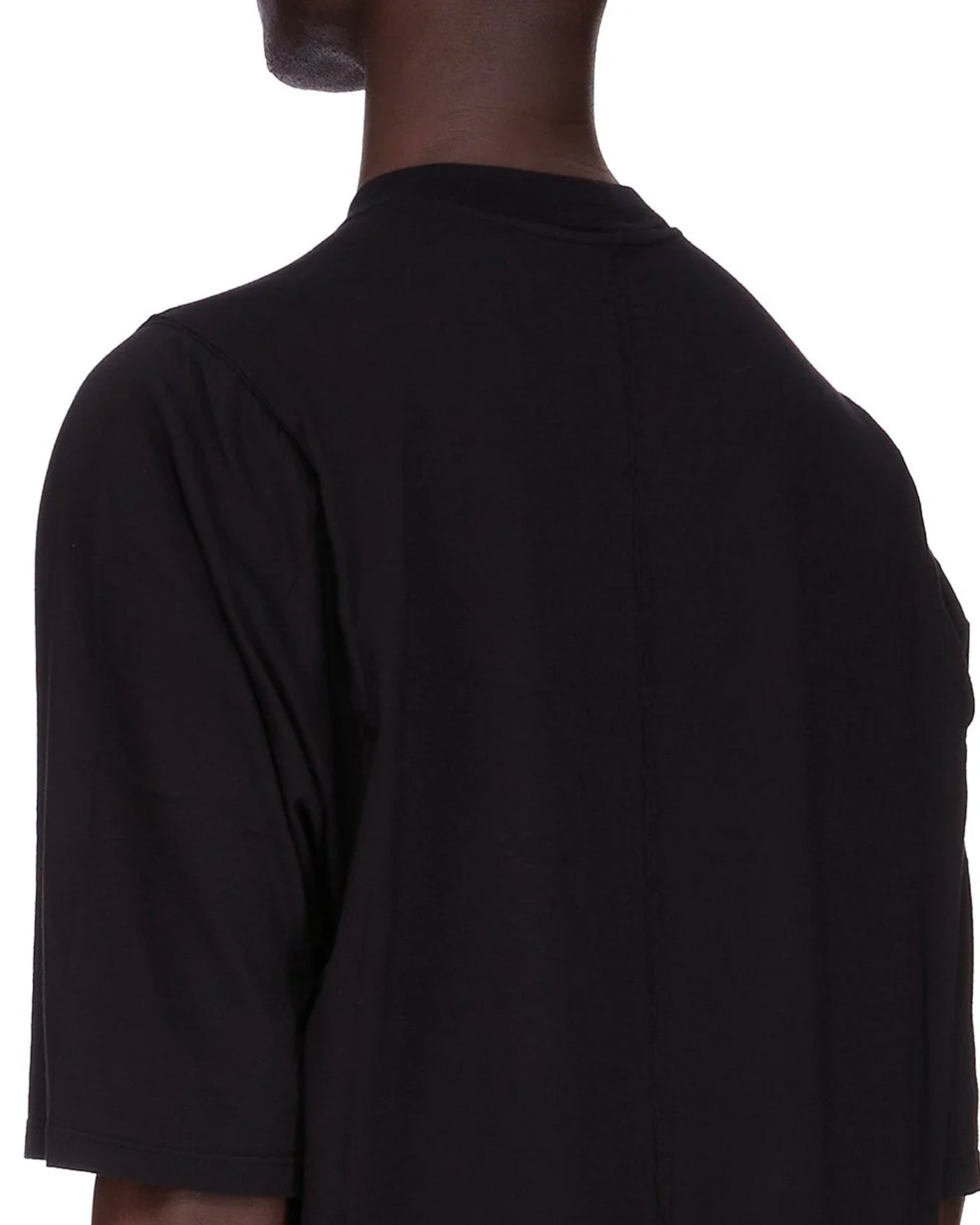 T-shirt oversize Rick Owens DRKSHDW noir col rond détail dos