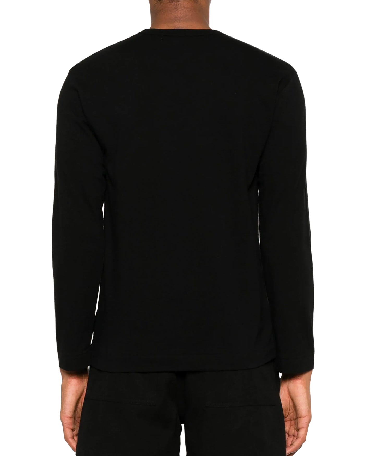 T-shirt manches longues Comme Des Garçons Play noir manches longues dos