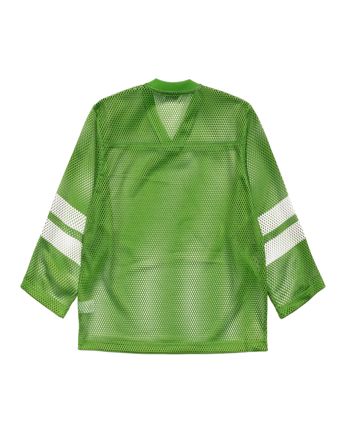 Jersey Stüssy Trucker Team maille mesh vert vif bandes blanches dos
