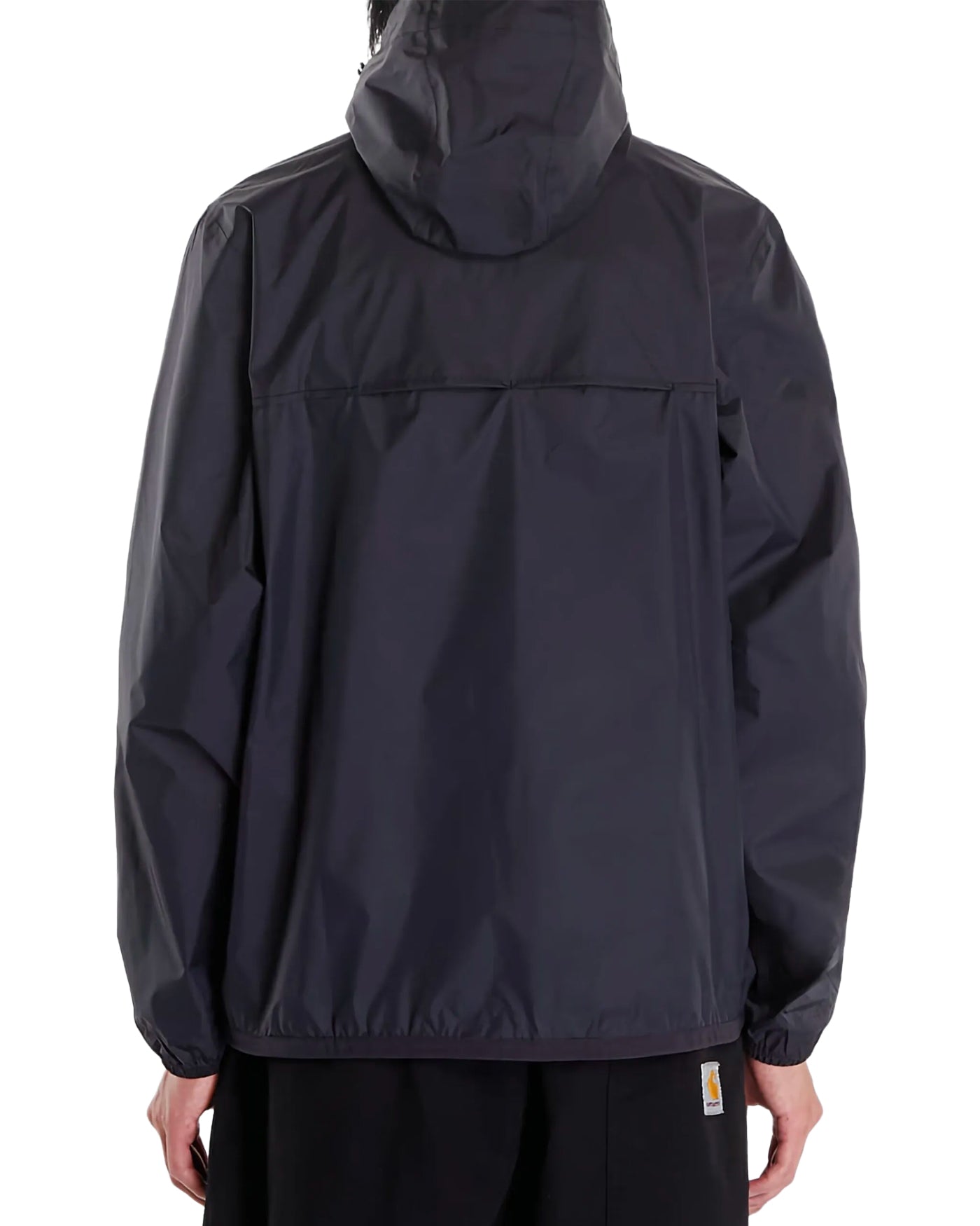 Coupe-vent Comme des Garçons Play x K-Way beige noir dos porté