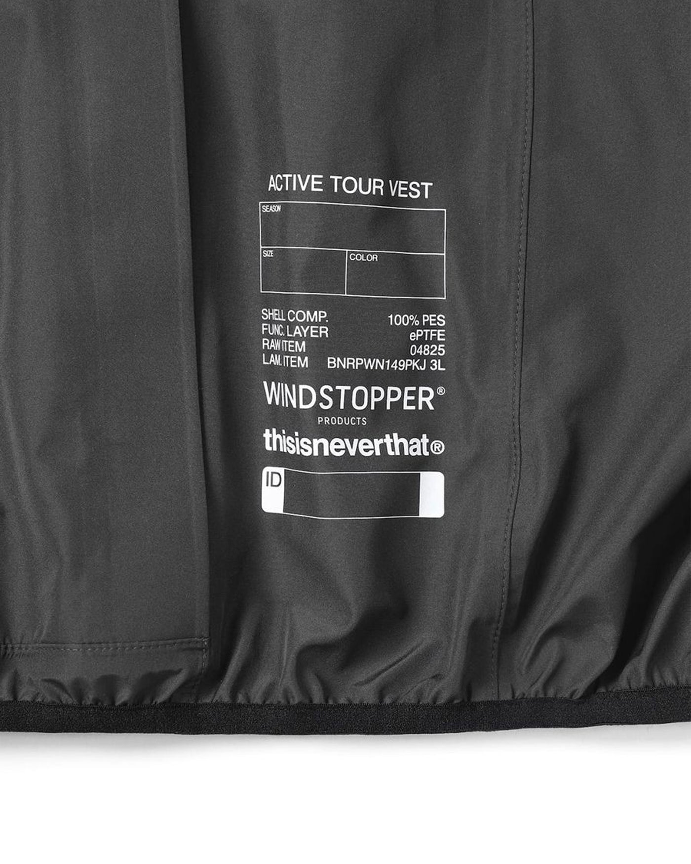 JACKET WINDSTOPPER ACTIVE TOUR BLACK
