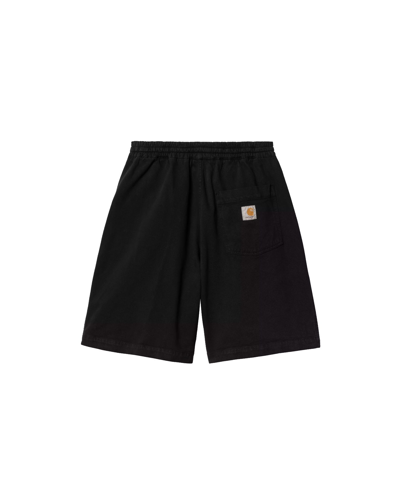 Short homme Carhartt WIP Floyd noir vue dos patch logo Carhartt