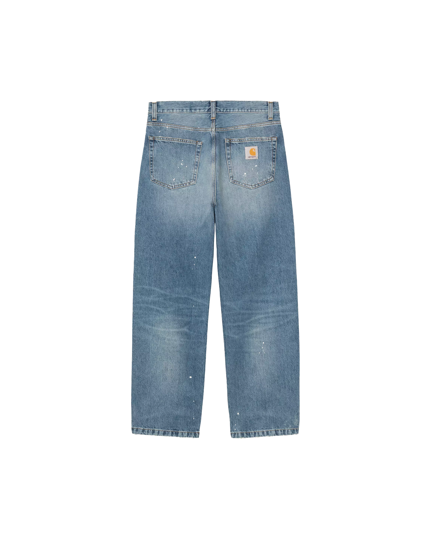 Jeans Carhartt WIP Landon bleu clair destroy wash délavé dos