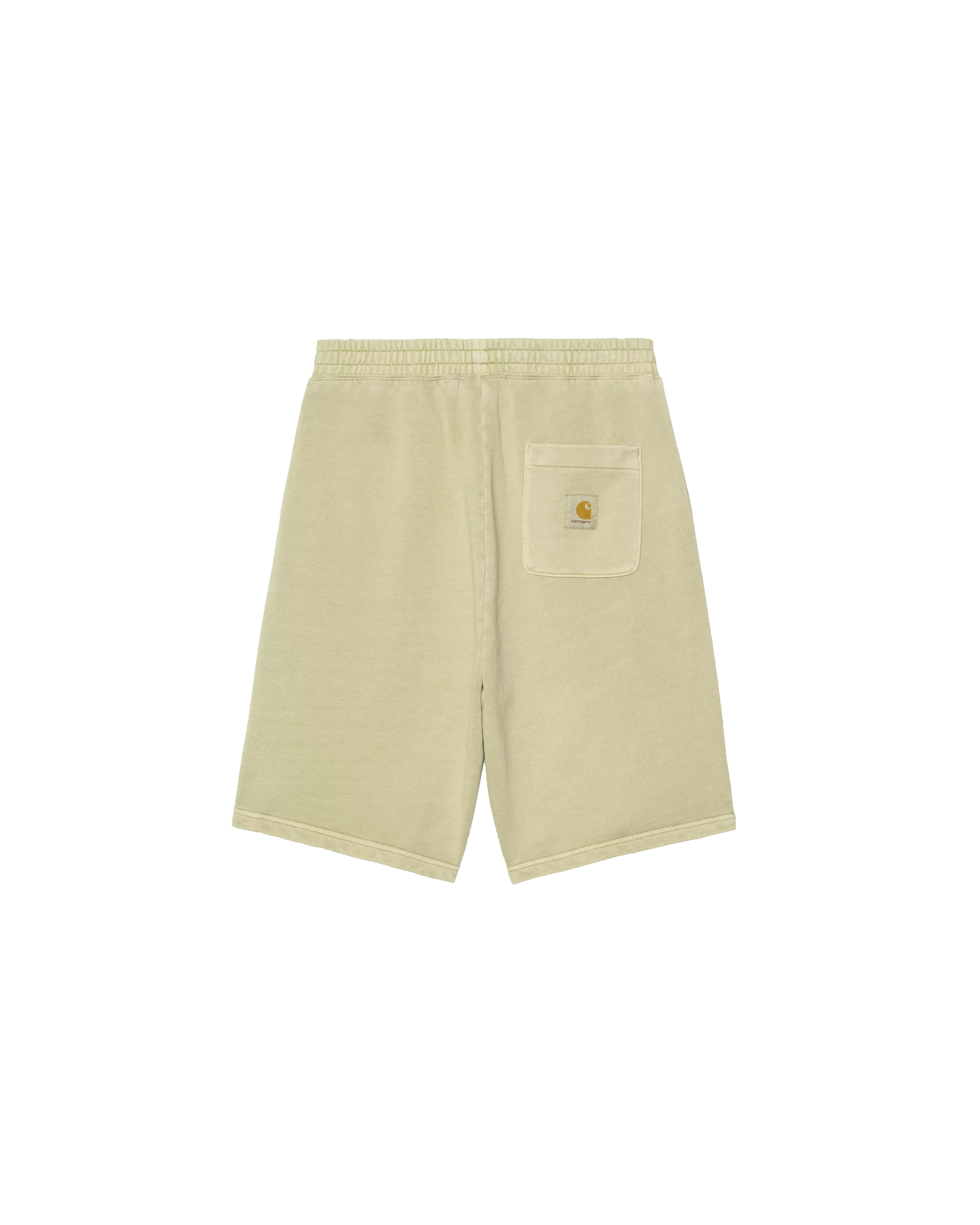 Short en molleton Carhartt WIP Nelson vert sage garment dyed dos