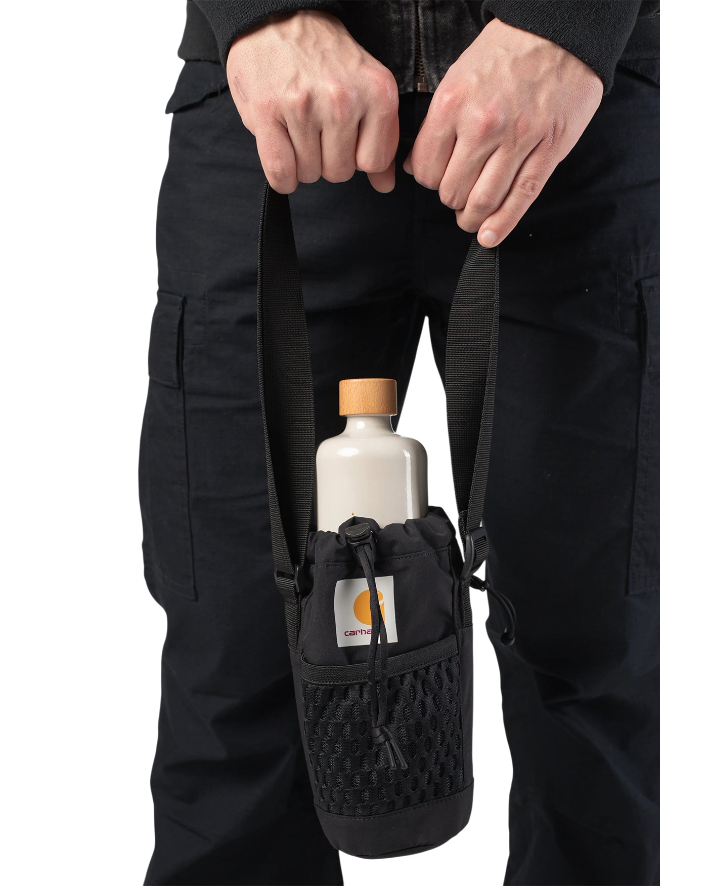 Détail de la matière du Egerton Shoulder Bag Black