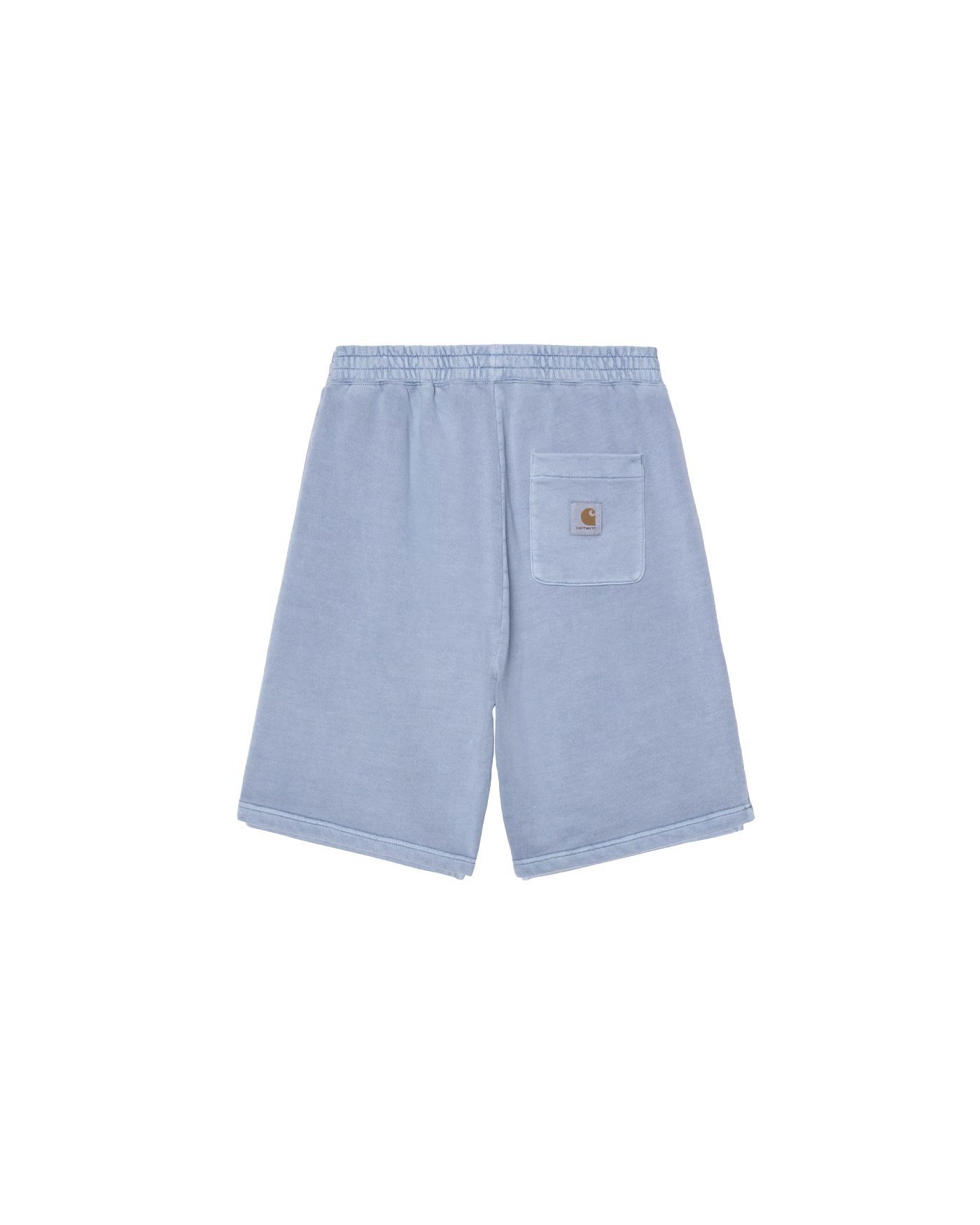 Short molleton Carhartt WIP Nelson bleu ciel délavé vue de dos