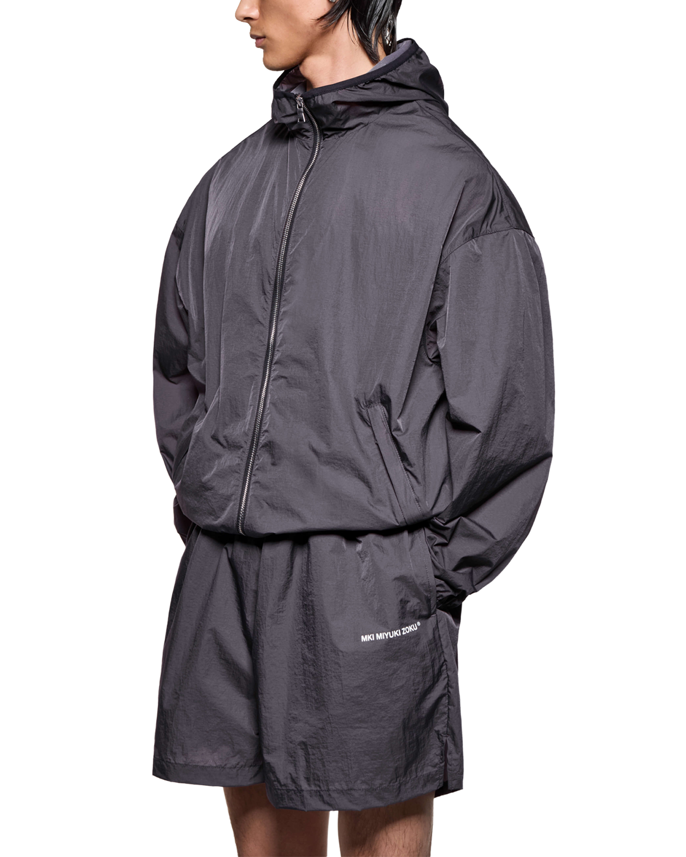 HYPERLIGHT HOODED WIND JACKET RAISIN