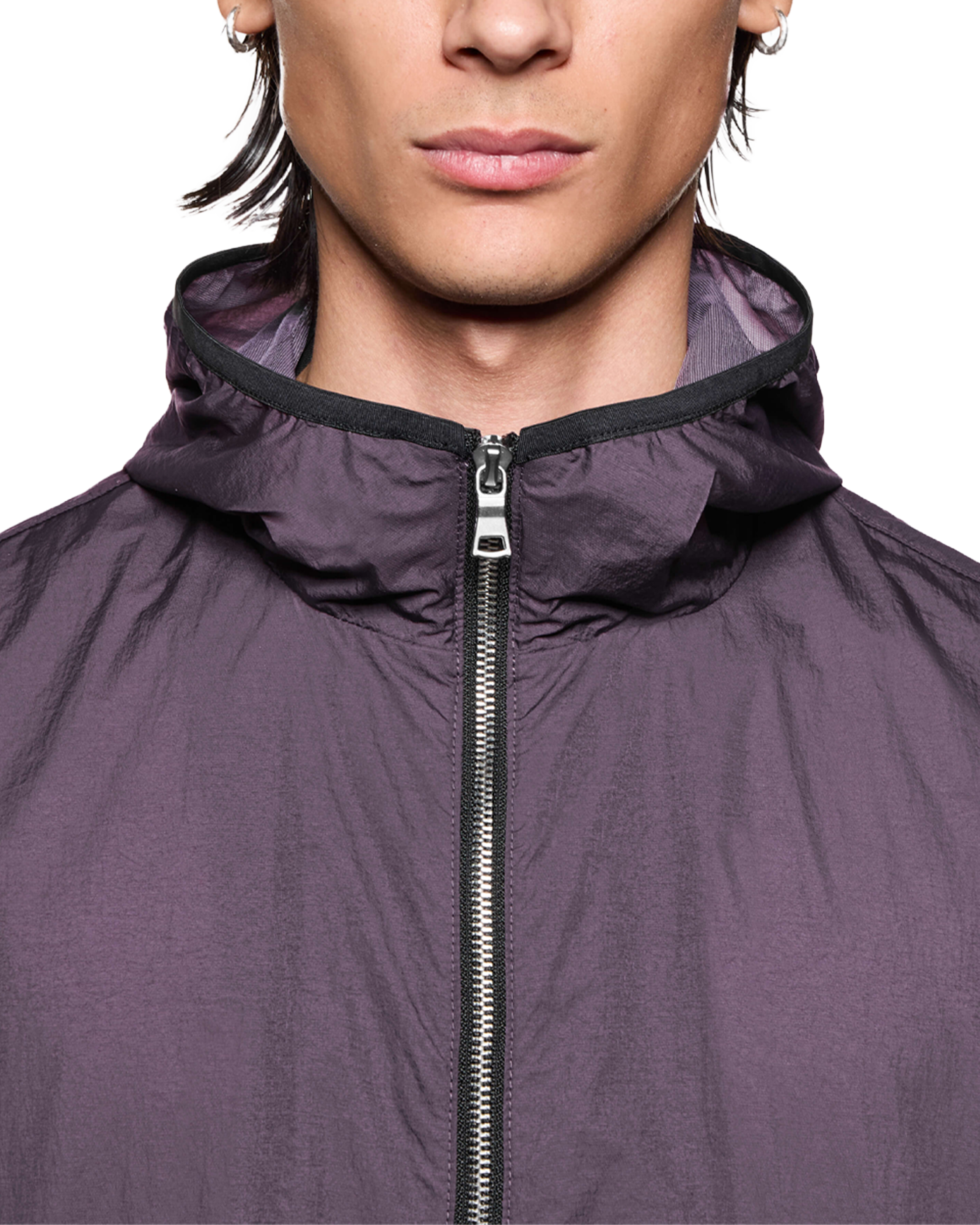 HYPERLIGHT HOODED WIND JACKET RAISIN