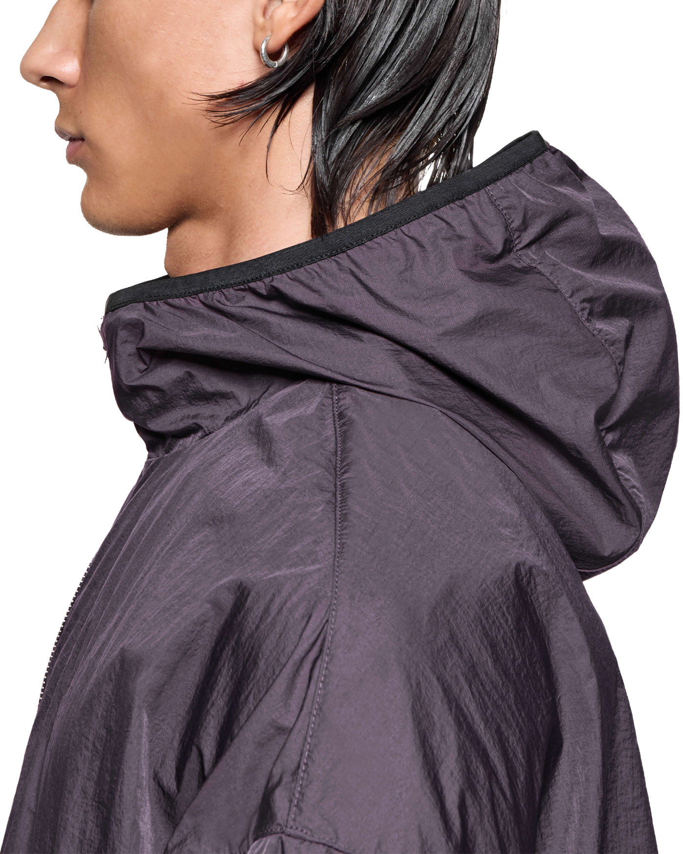 HYPERLIGHT HOODED WIND JACKET RAISIN