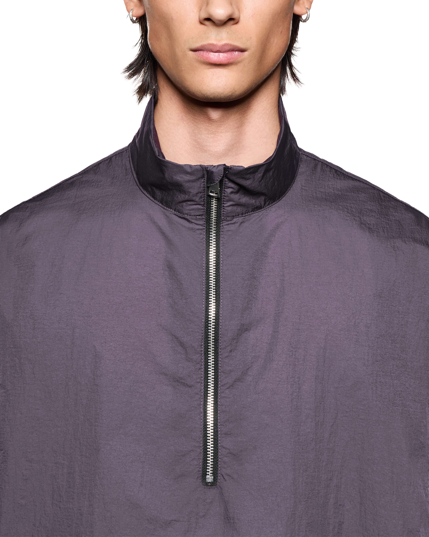 HYPERLIGHT WIND QUARTER ZIP RAISIN