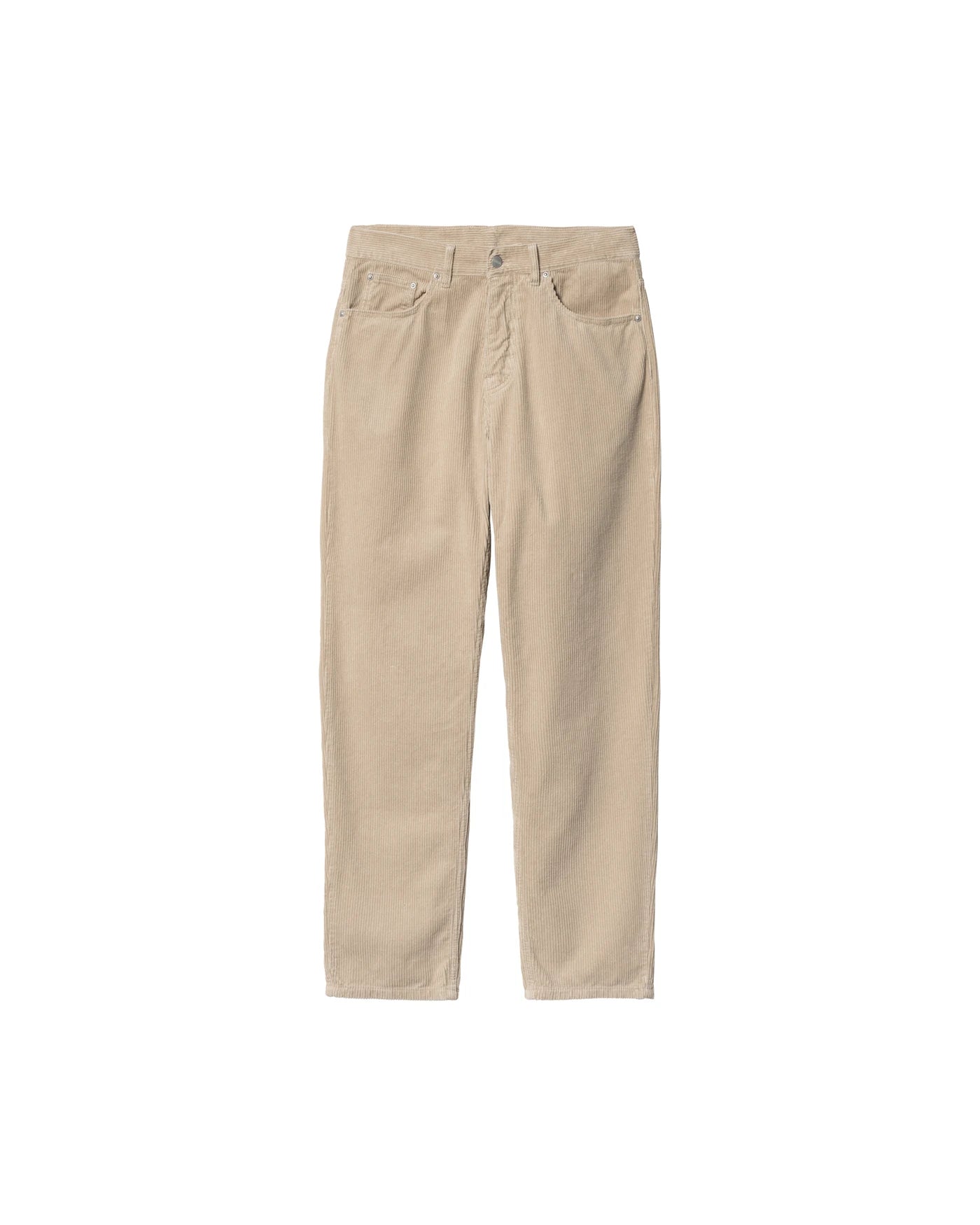 Pantalon Carhartt WIP Newel Pant coloris Wall rinsed no length, vue de face