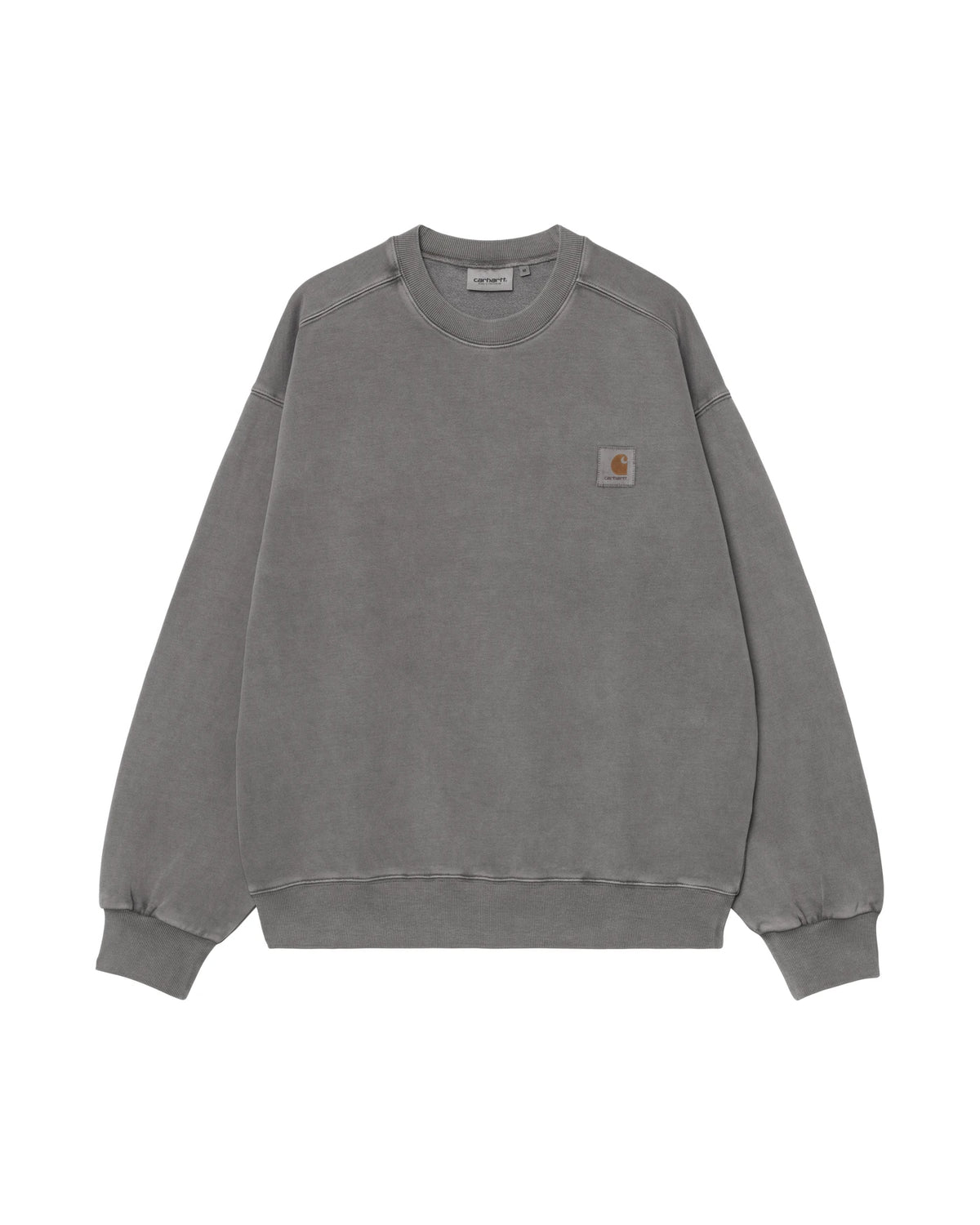 Sweat Carhartt WIP Vista Sweat coloris Black garment dyed, vue de face