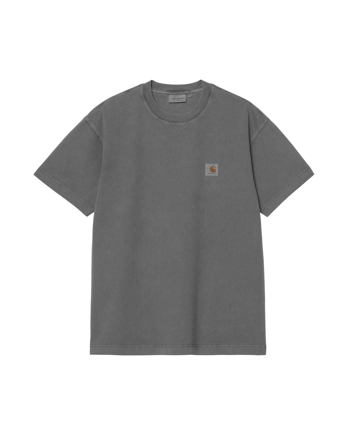 T-shirt à manches courtes Carhartt WIP S/S Vista T-Shirt coloris Black garment dyed, vue de face