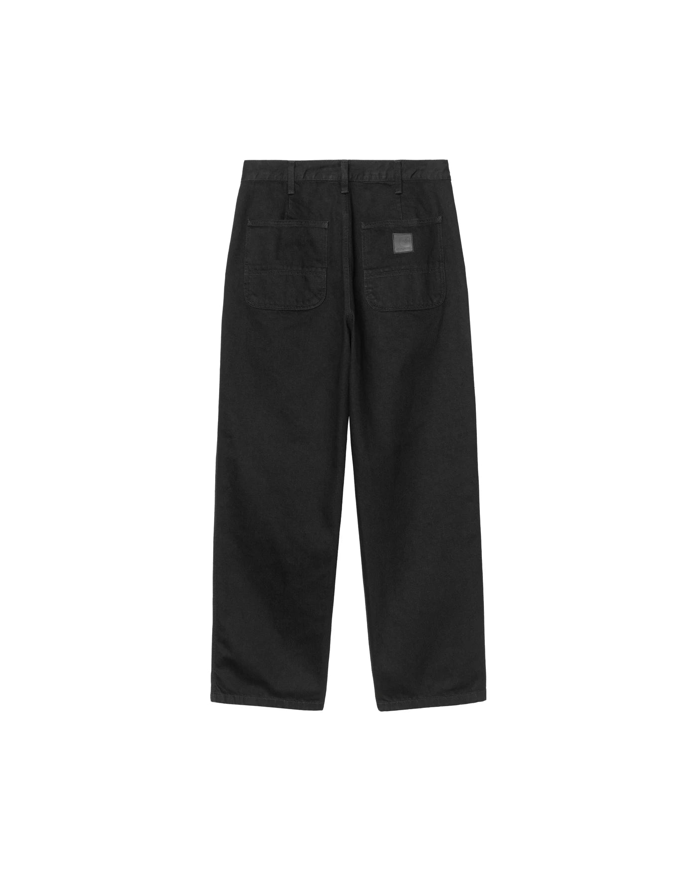 Pantalon Carhartt WIP Jace Pant coloris Black rinsed no length, vue de dos