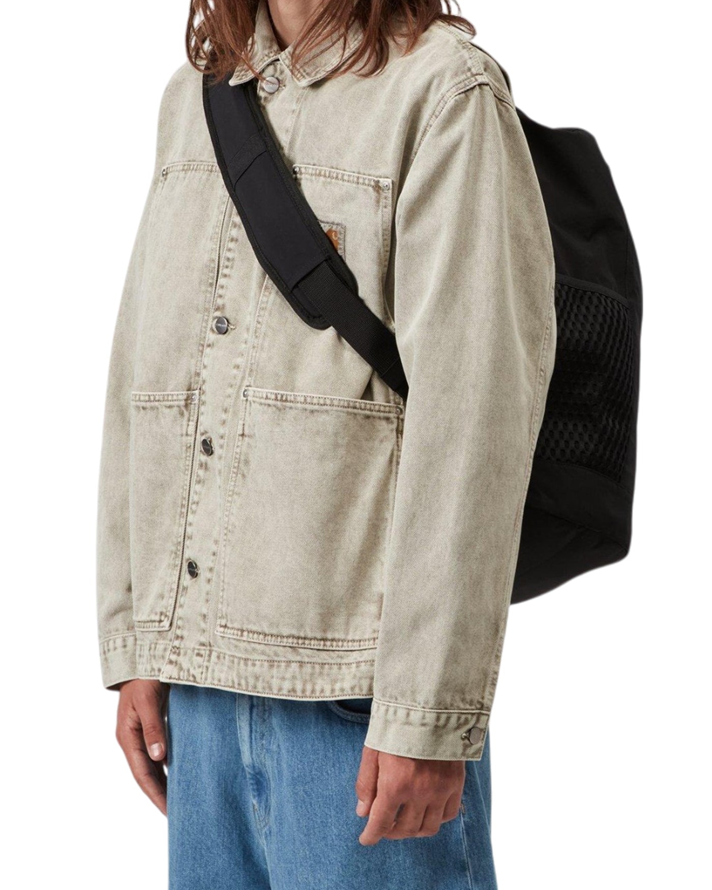 Logo Carhartt WIP sur l’Egerton Crossbody Bag Black