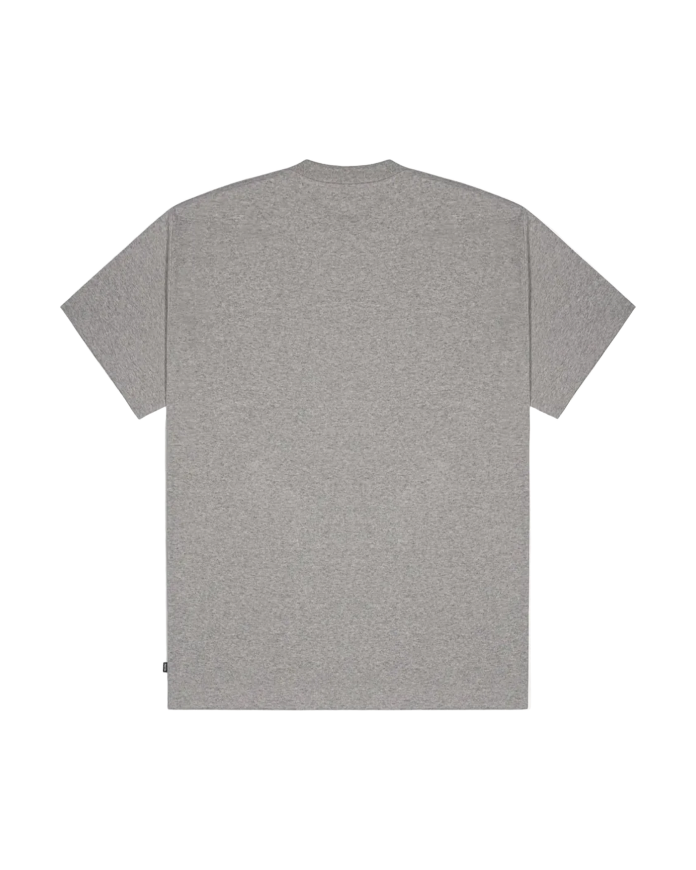 T-shirt Patta Logo Tail gris chiné oversize col rond uni dos