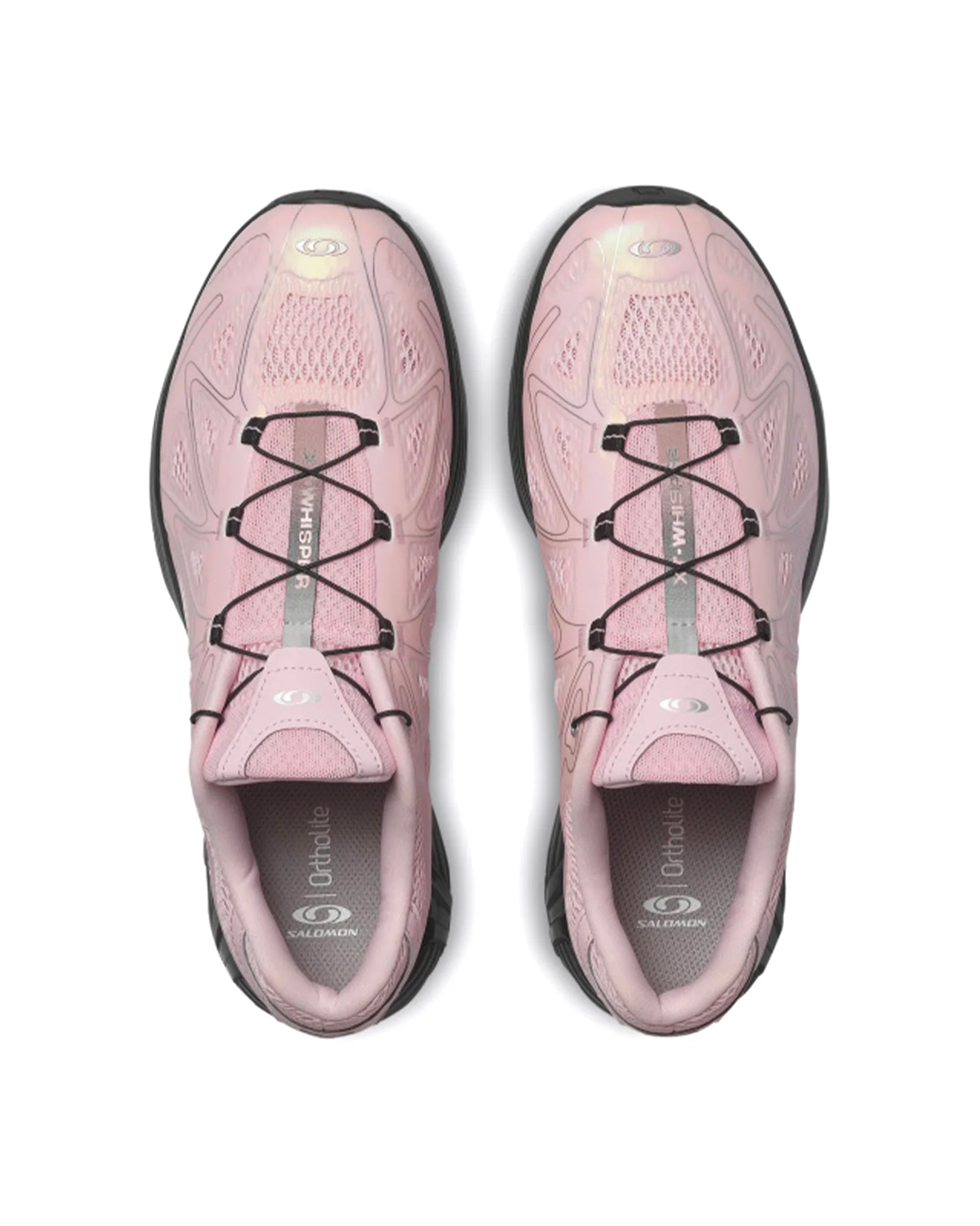 Sneakers Salomon XT Whisper Void rose pâle semelle noire face