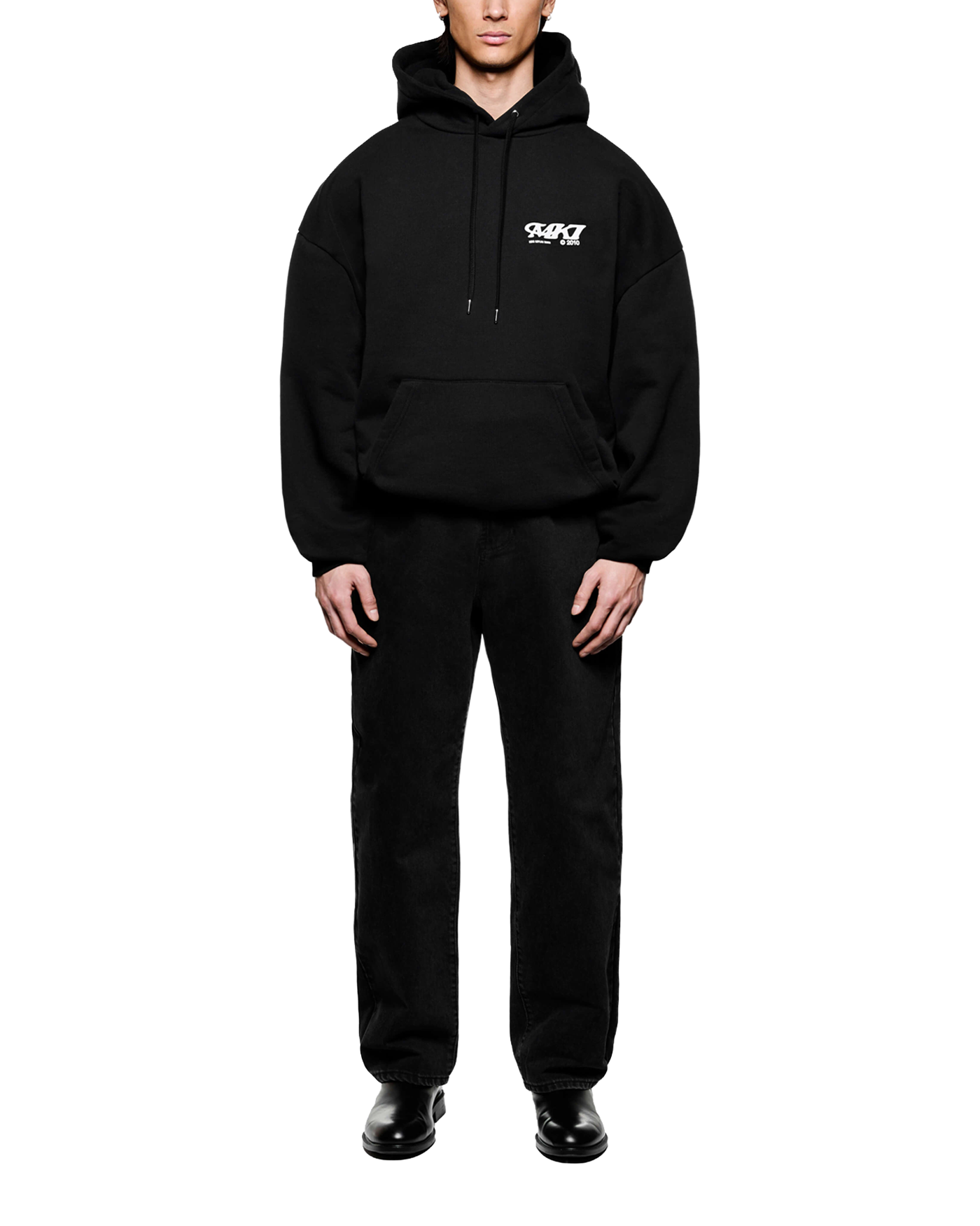 STACK HOODY BLACK