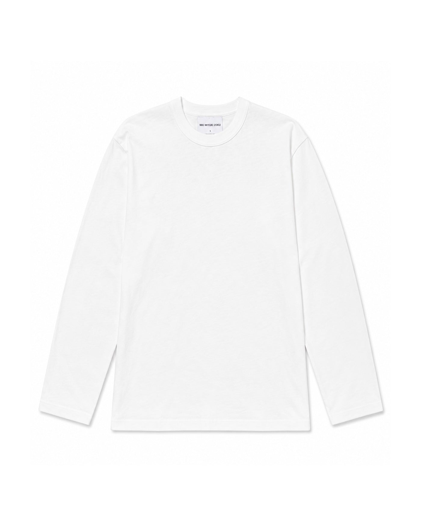220 GSM SLUB LONG SLEEVE WHITE