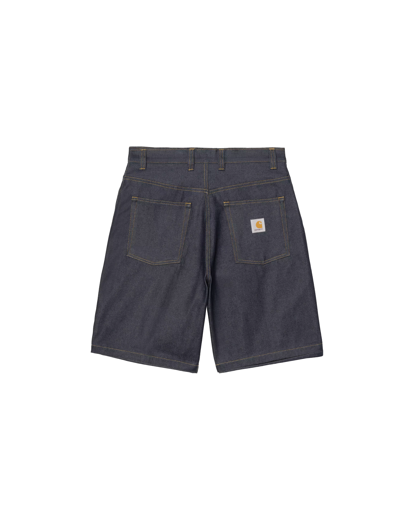 Short denim Carhartt WIP Brandon bleu indigo brut non lavé dos