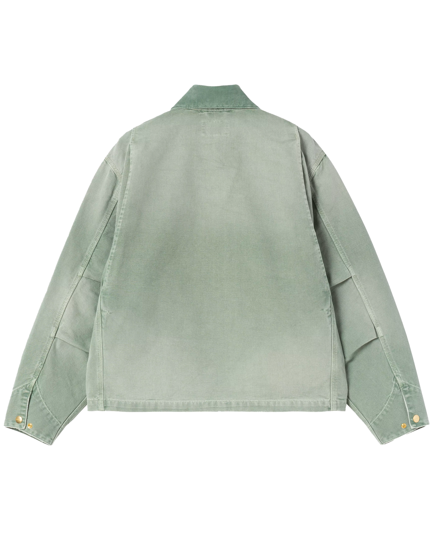 Veste Carhartt WIP Jacket Arcan verte sauge délavée fond blanc dos