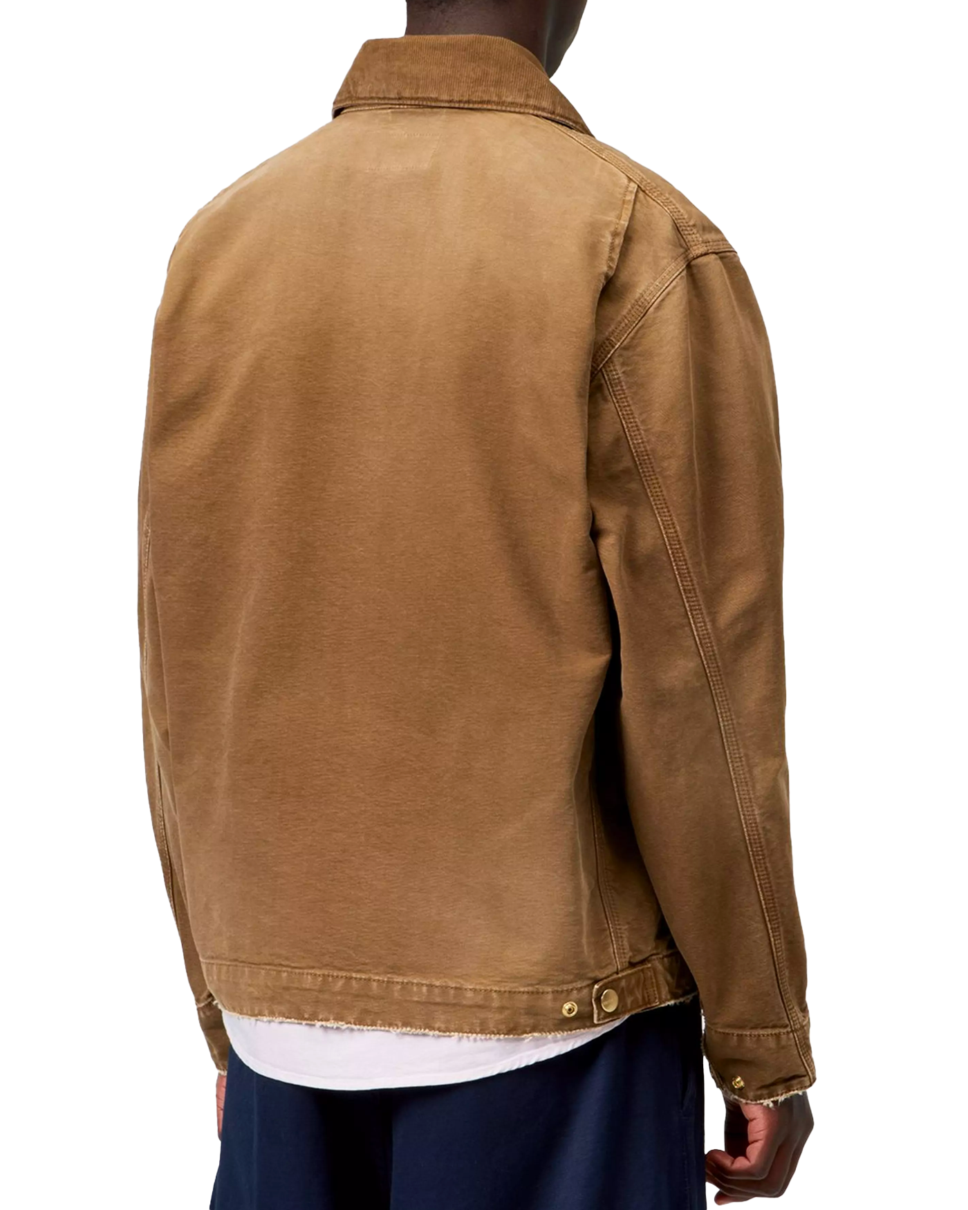 Veste workwear Carhartt WIP OG Detroit Hamilton Brown Wash camel dos