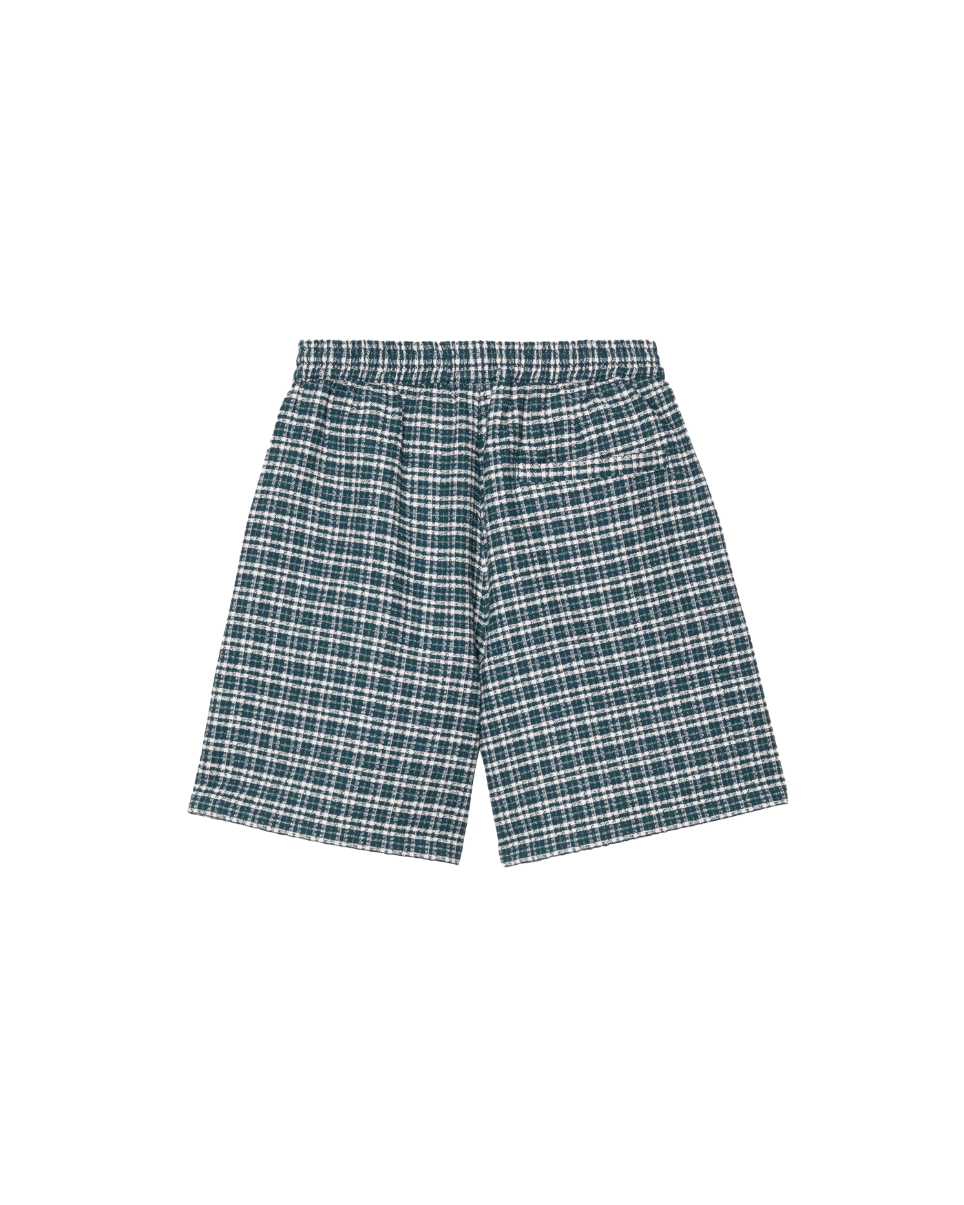 Short à carreaux Kander Carhartt WIP bleu marine et blanc dos
