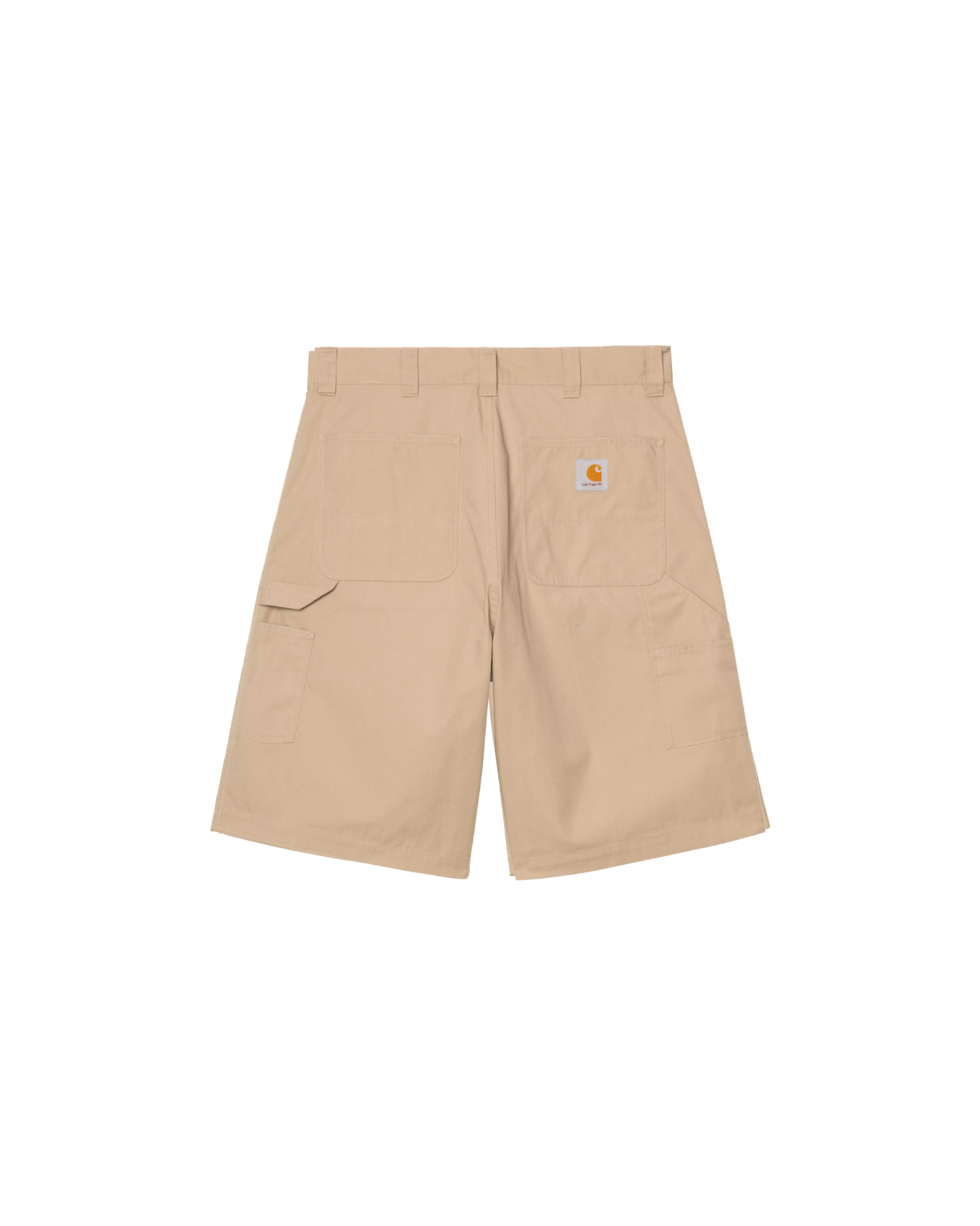Short homme Postal Carhartt WIP coloris beige sable vue de dos