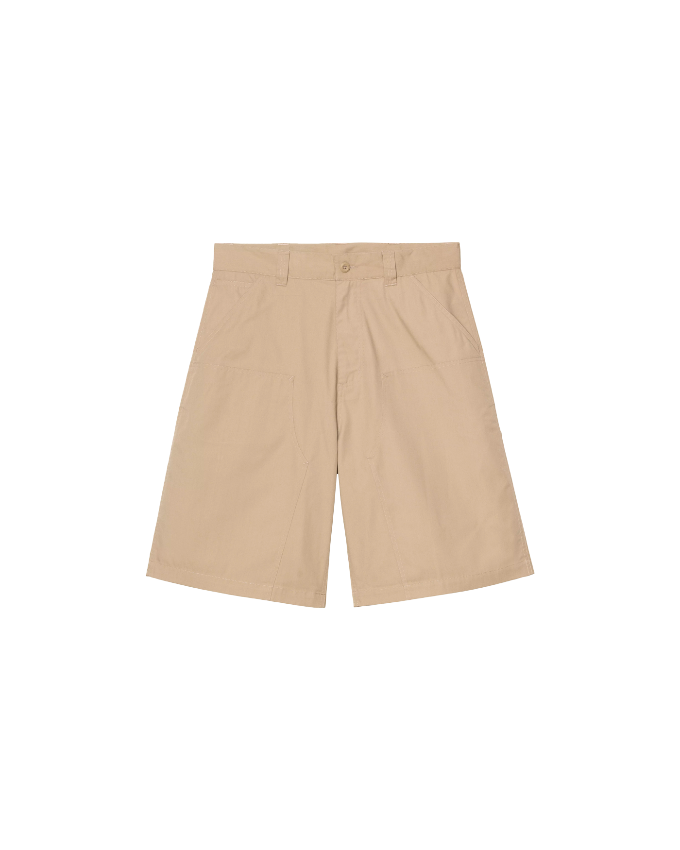Short homme Postal Carhartt WIP coloris beige sable vue de face