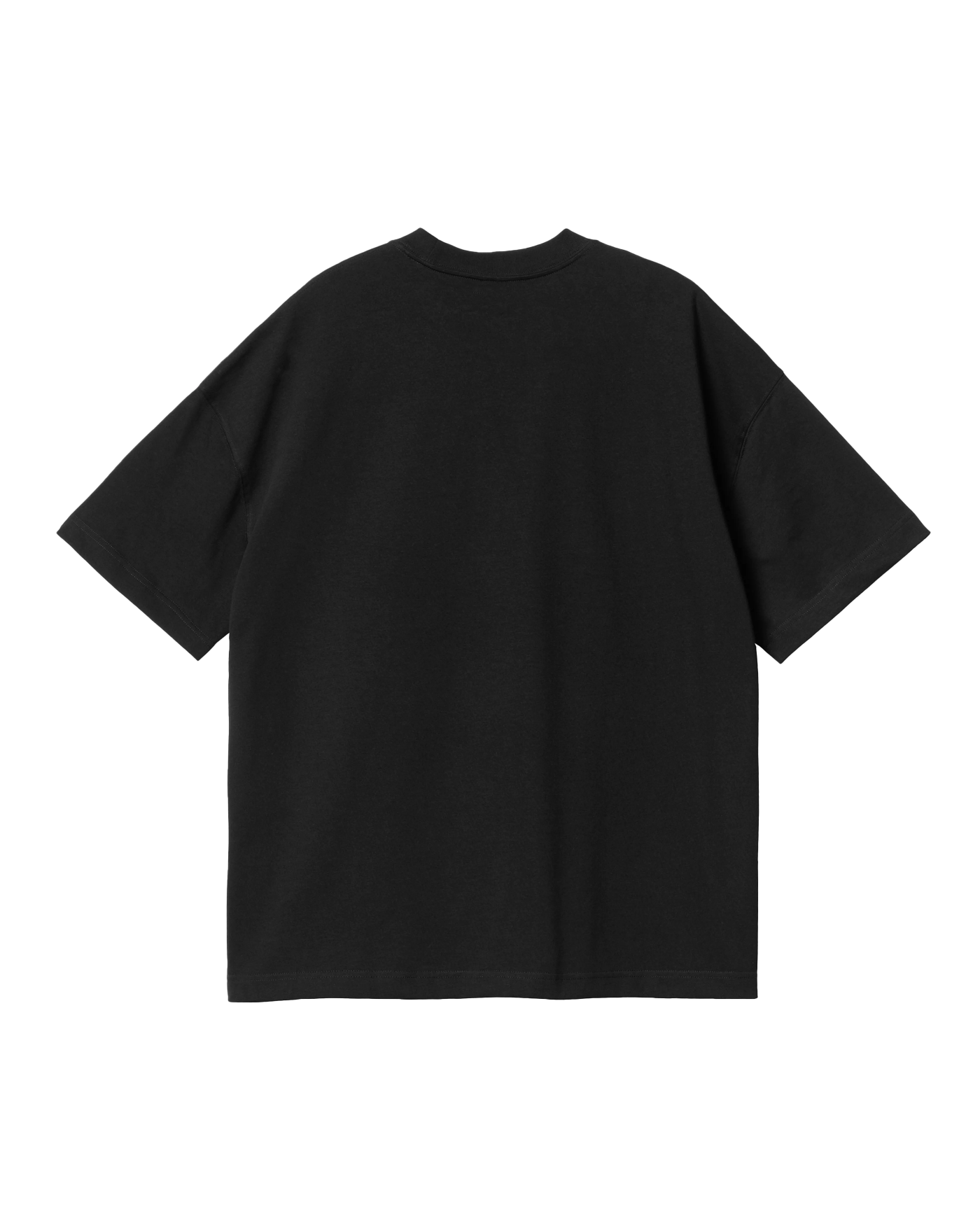 T-shirt Link Script Carhartt WIP noir coupe oversize vue dos