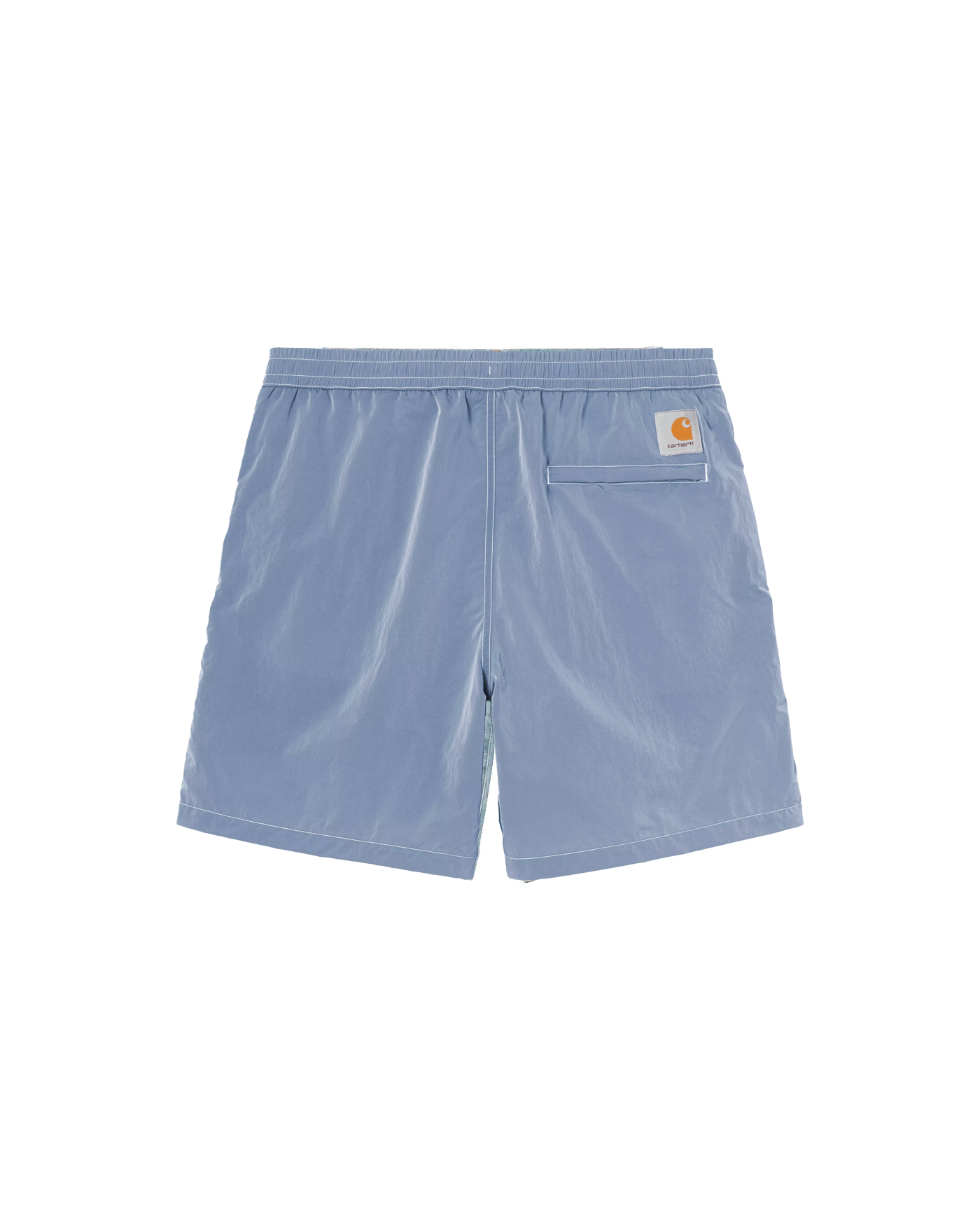 Short de bain homme Carhartt WIP bleu Canby Swim dos patch logo