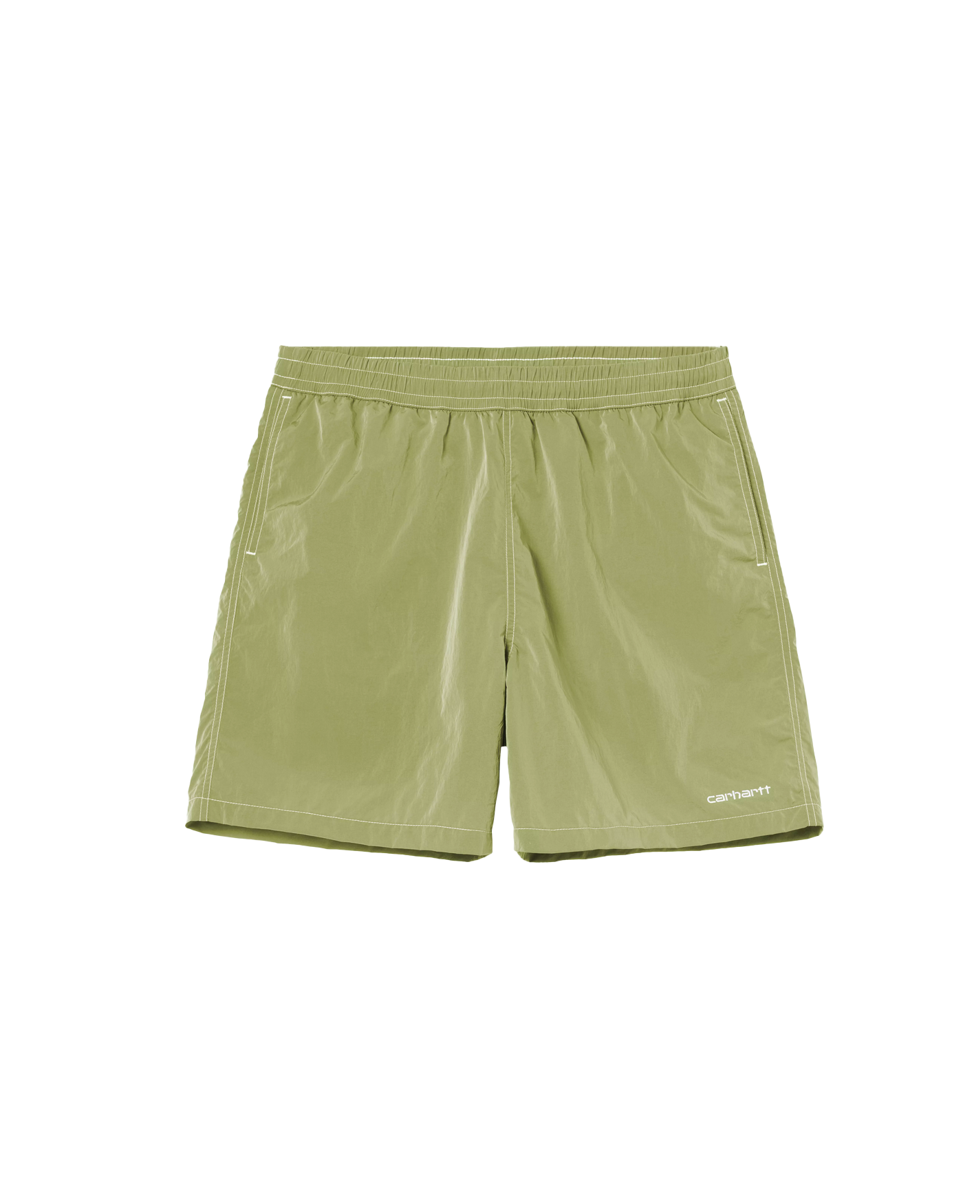Short de bain homme Carhartt WIP vert Canby Swim vue de face